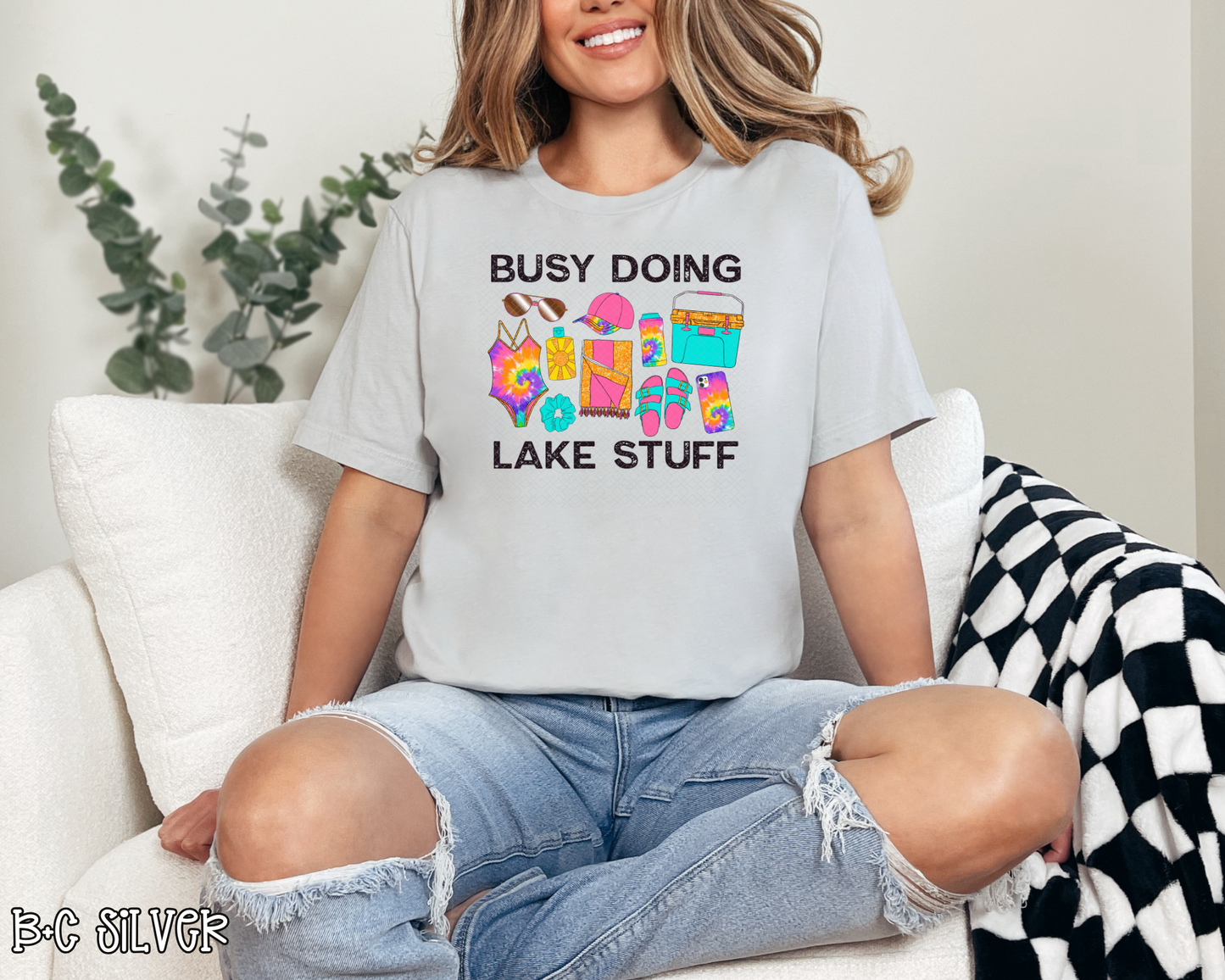 Busy Doing Lake Stuff DTF TRANSFER