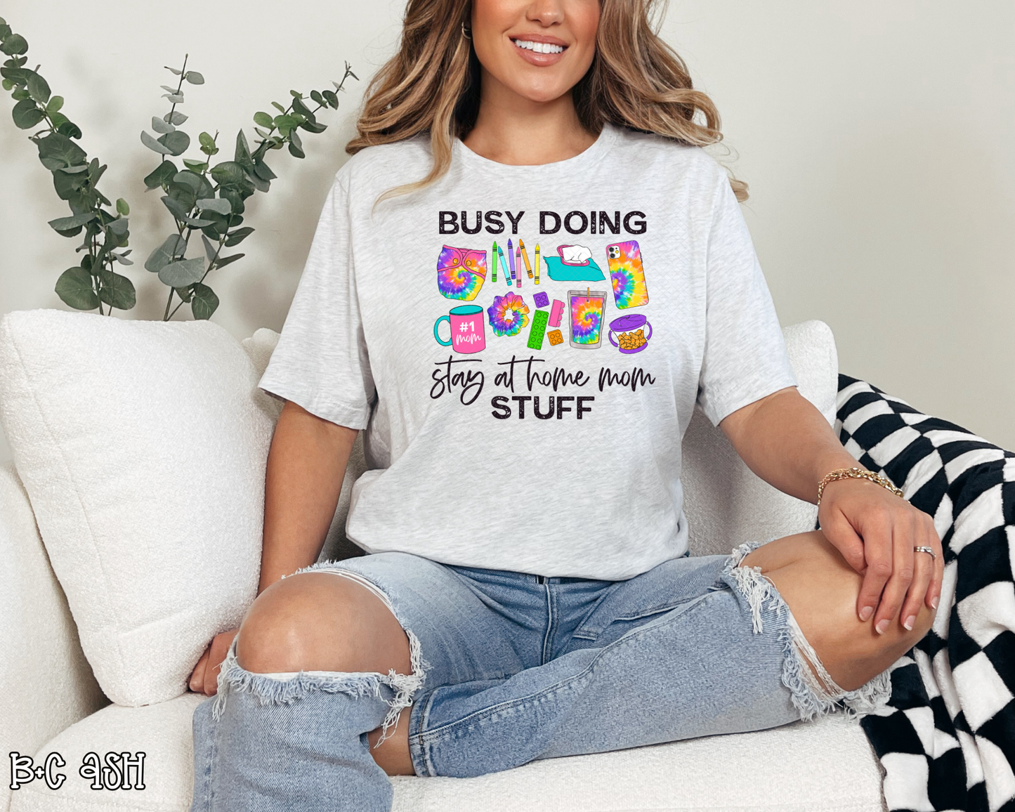 Busy Doing Stay At Home Mom Stuff DTF TRANSFER