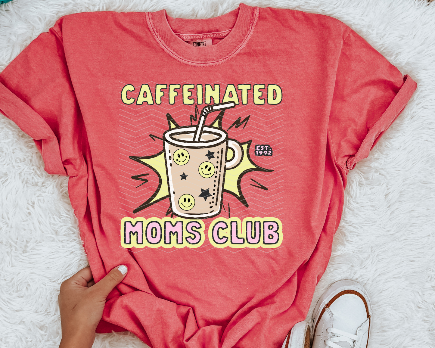 Caffeinated Moms Club DTF TRANSFER