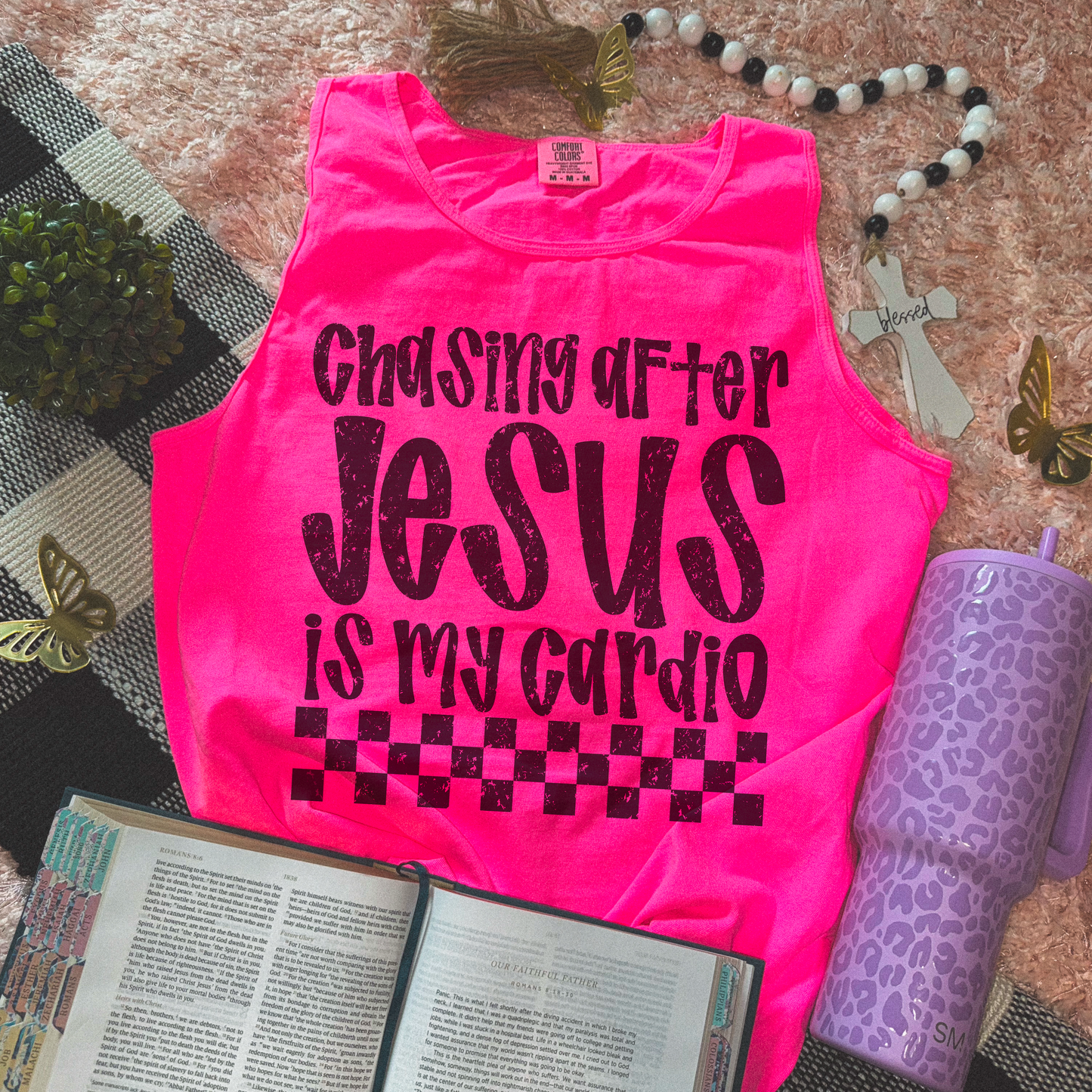 Chasing After Jesus Is My Cardio DTF TRANSFER