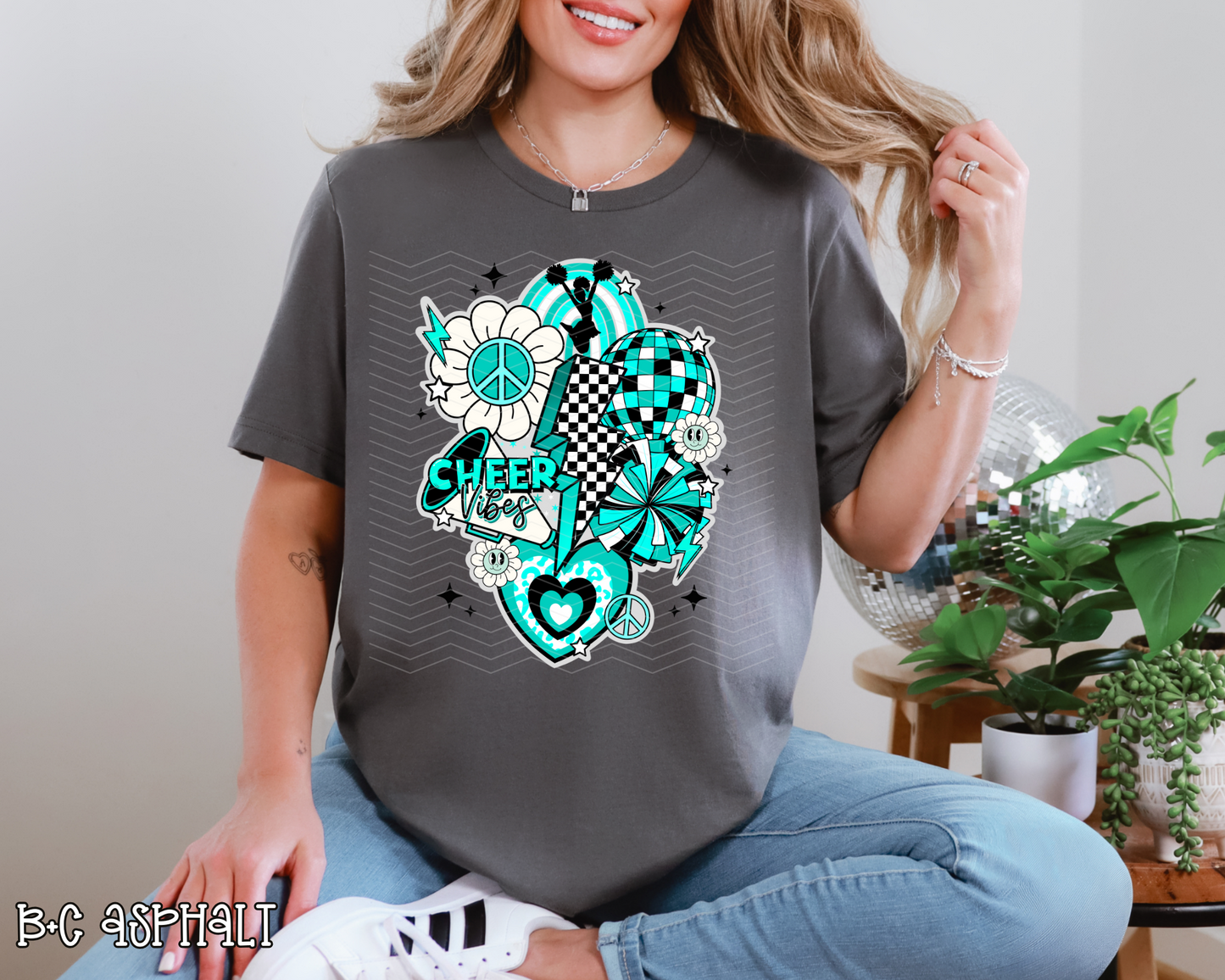 Cheer Collage | 6 Colors | DTF TRANSFER
