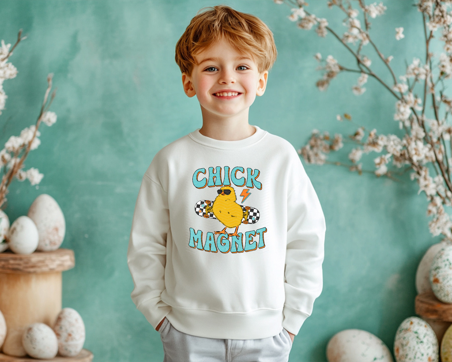 Chick Magnet Skateboard DTF TRANSFER