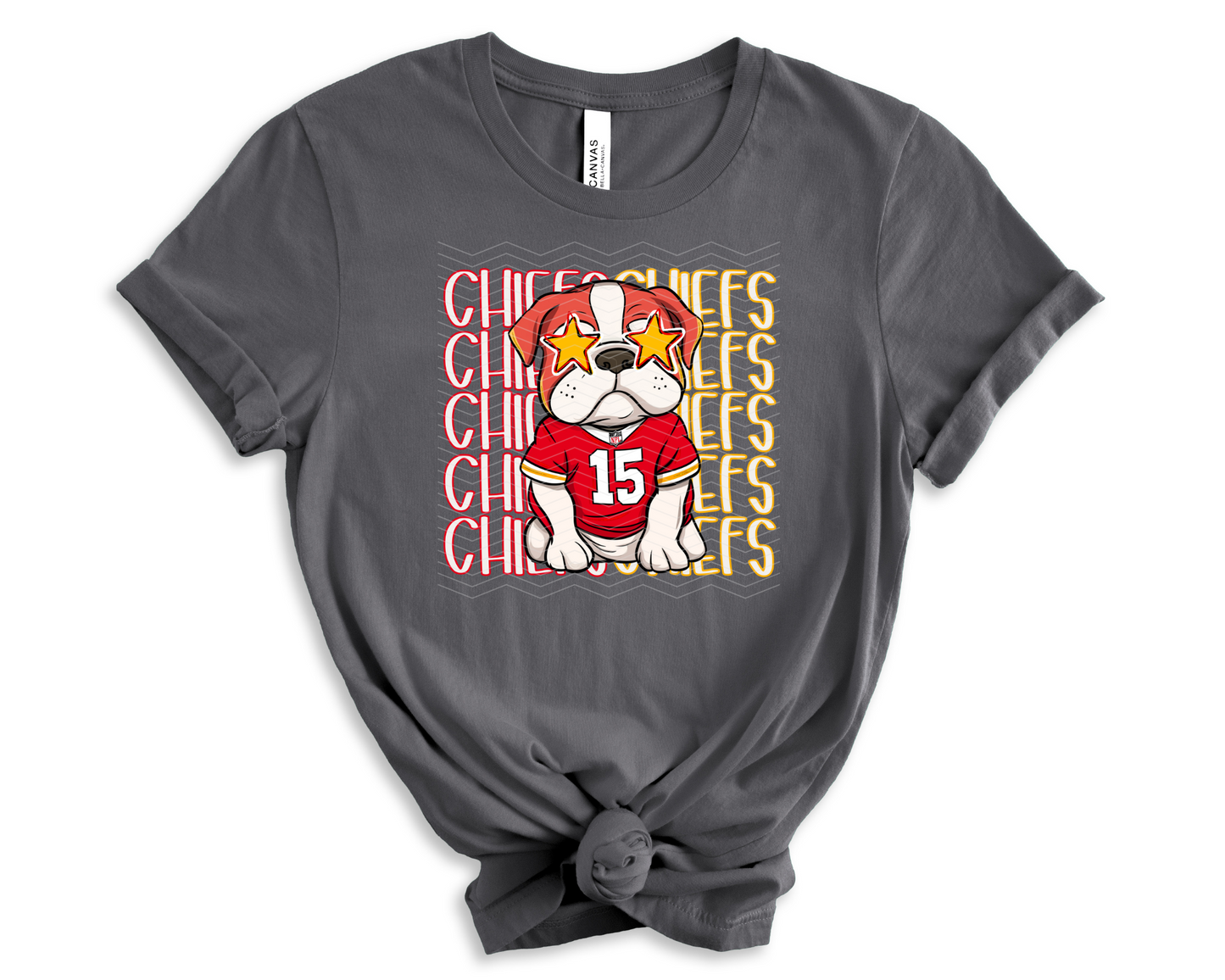 Chiefs Bulldog DTF TRANSFER