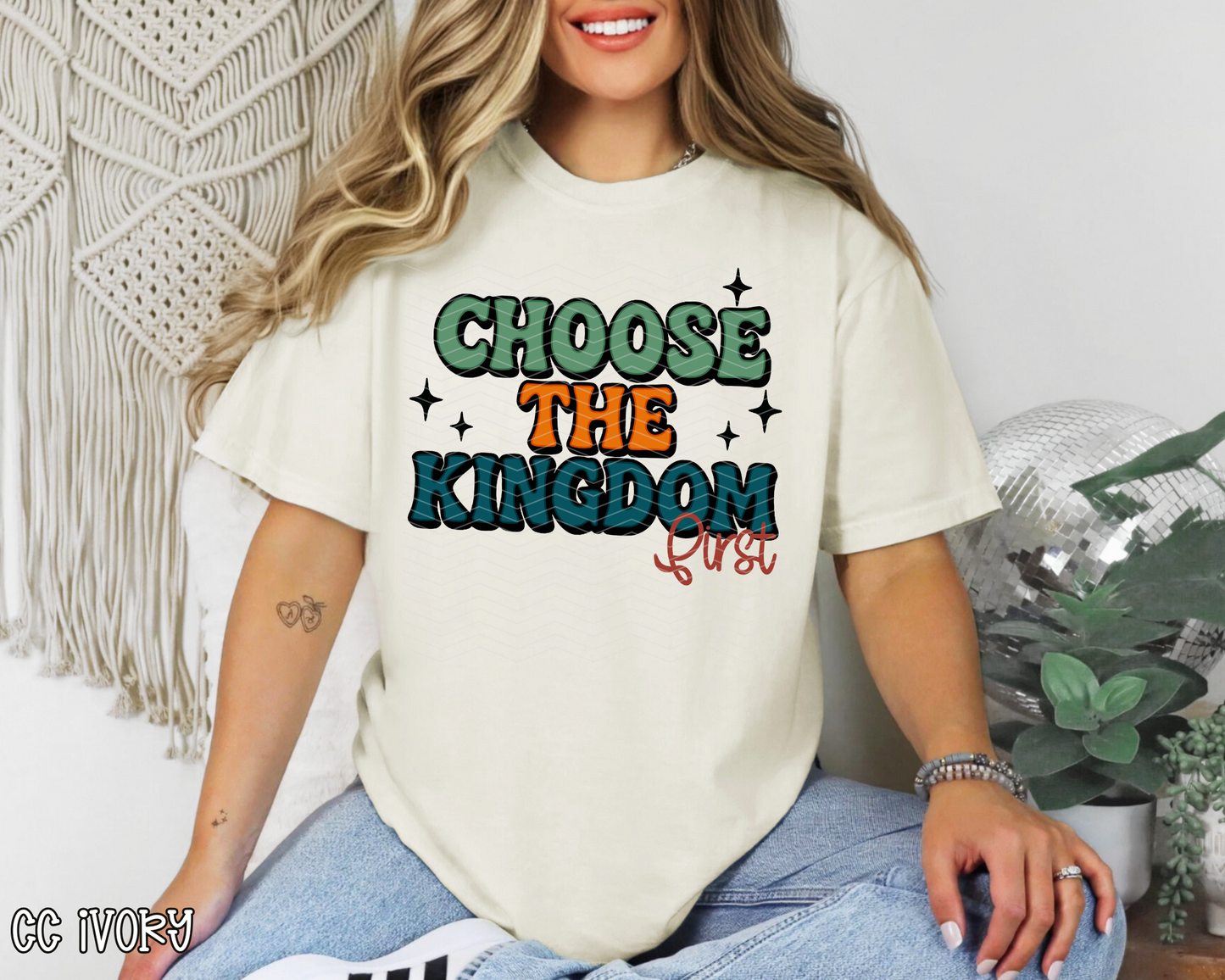 Choose The Kingdom First DTF TRANSFER