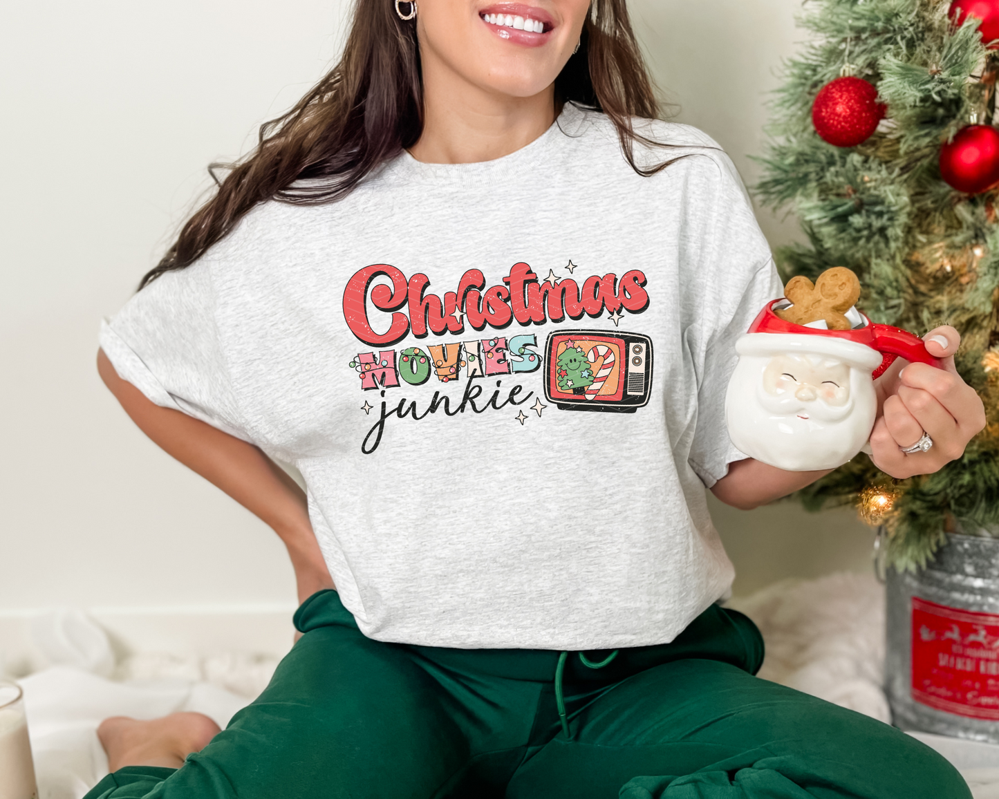 Christmas Movies Junkie DTF TRANSFER