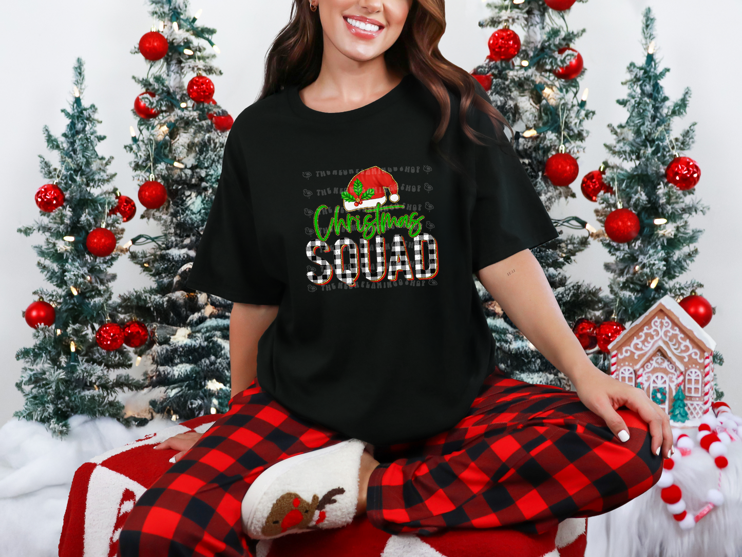 Christmas Squad Plaid DTF TRANSFER