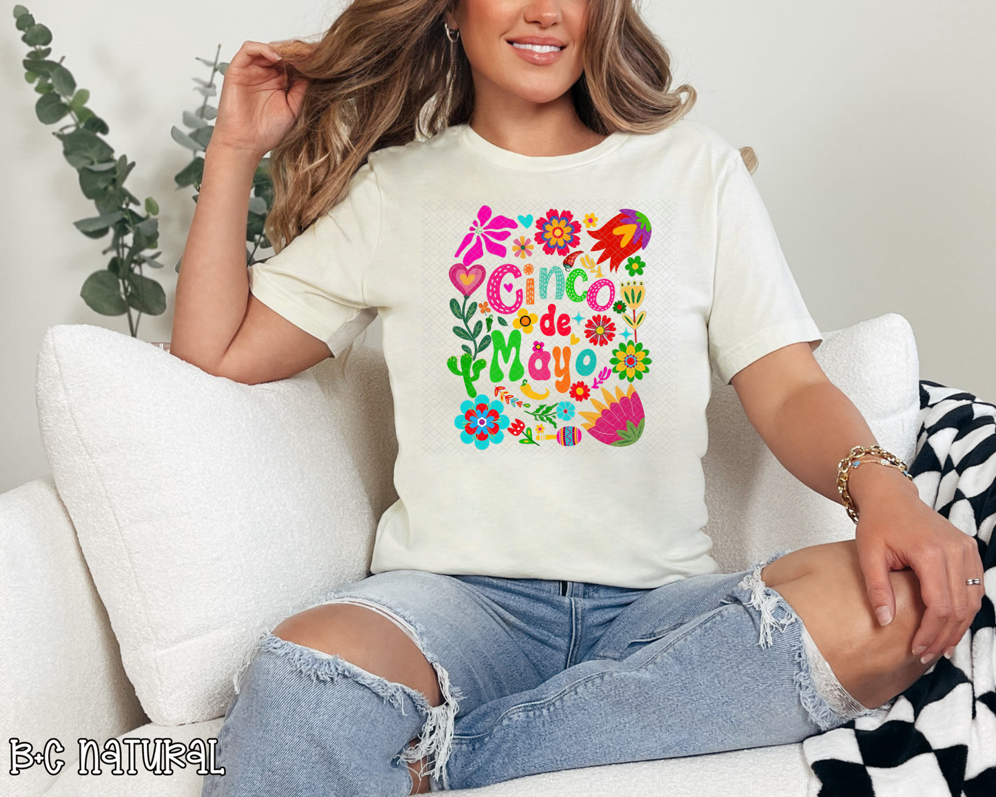 Cinco De Mayo Floral DTF TRANSFER