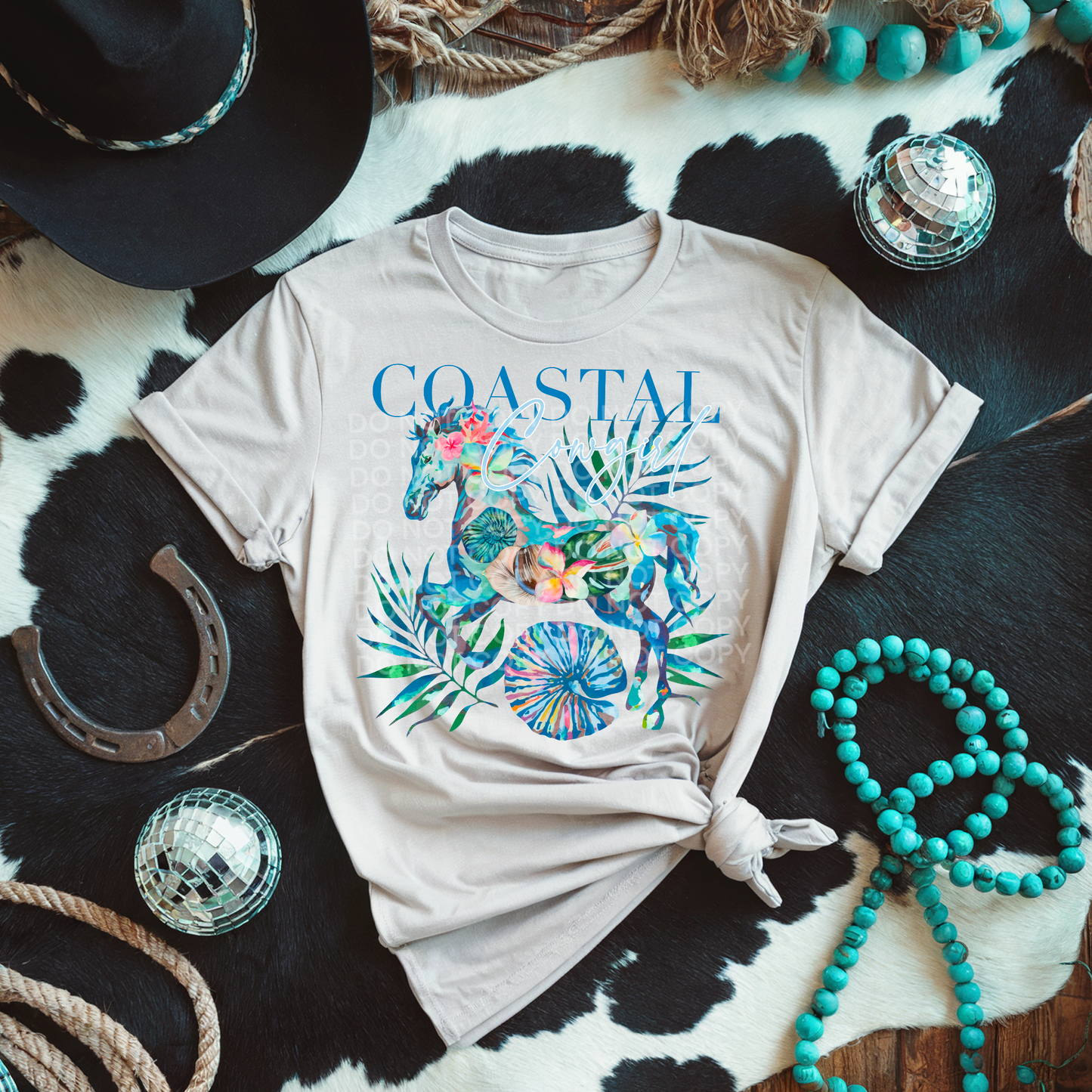 Coastal Cowgirl DTF TRANSFER