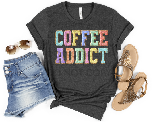 Coffee Addict Faux Patch