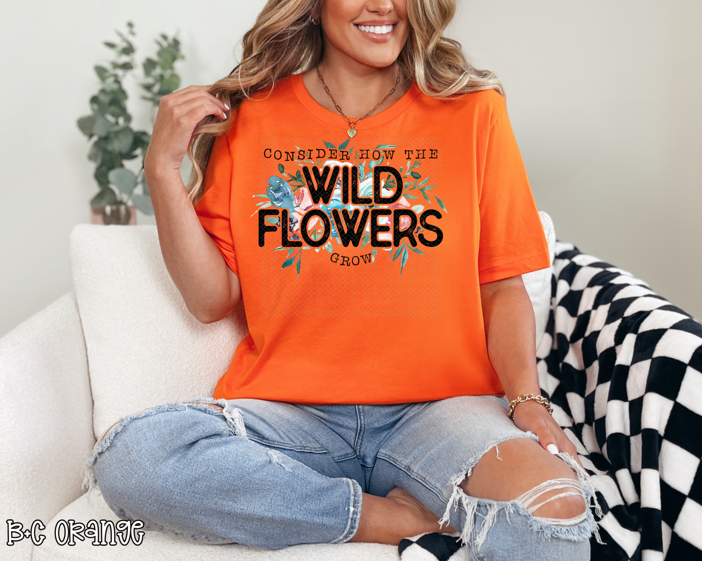 Consider How The Wild Flowers Grow DTF TRANSFER