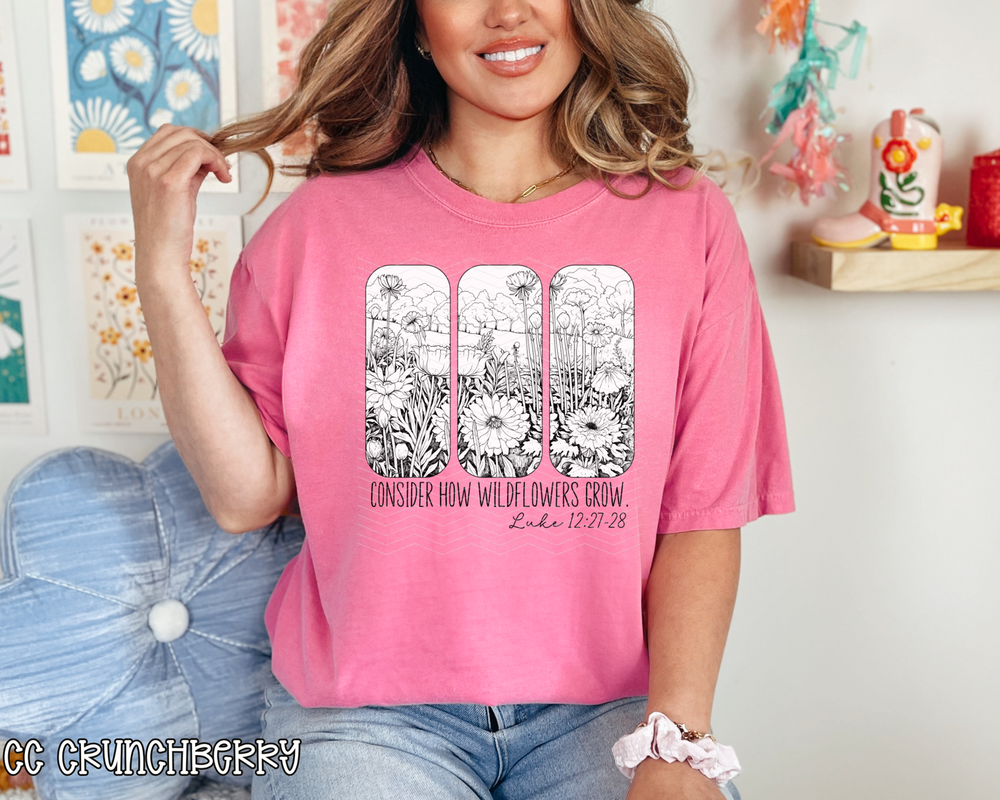 Consider How Wildflowers Grow DTF TRANSFER