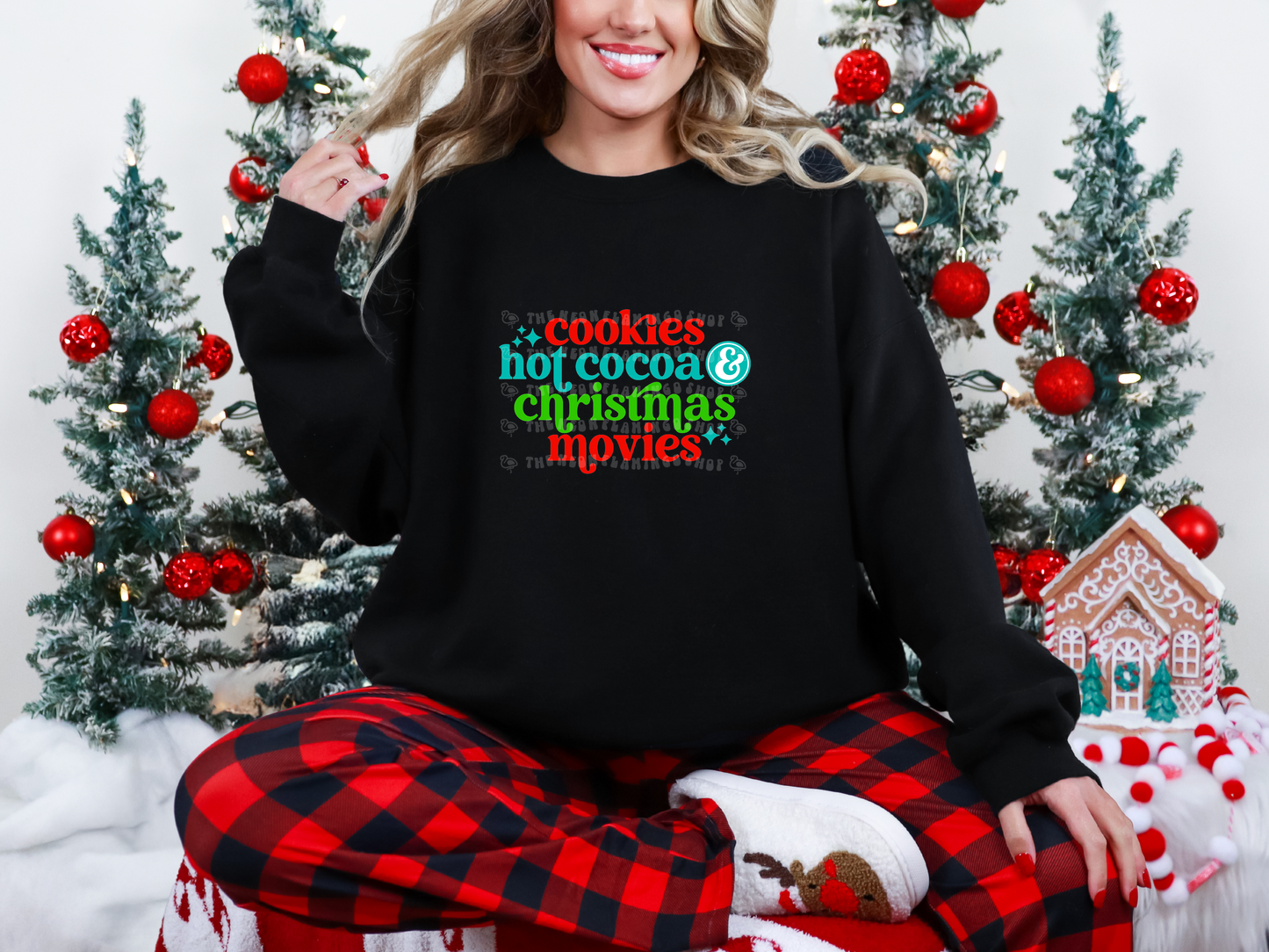 Cookies Hot Cocoa & Christmas Movies DTF TRANSFER