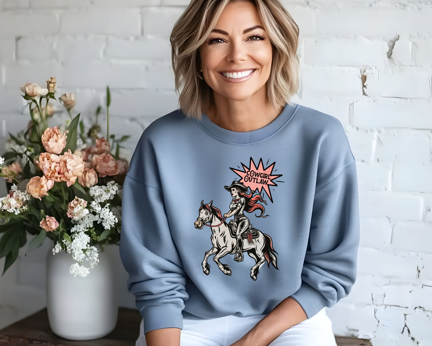 Cowgirl Outlaw DTF TRANSFER