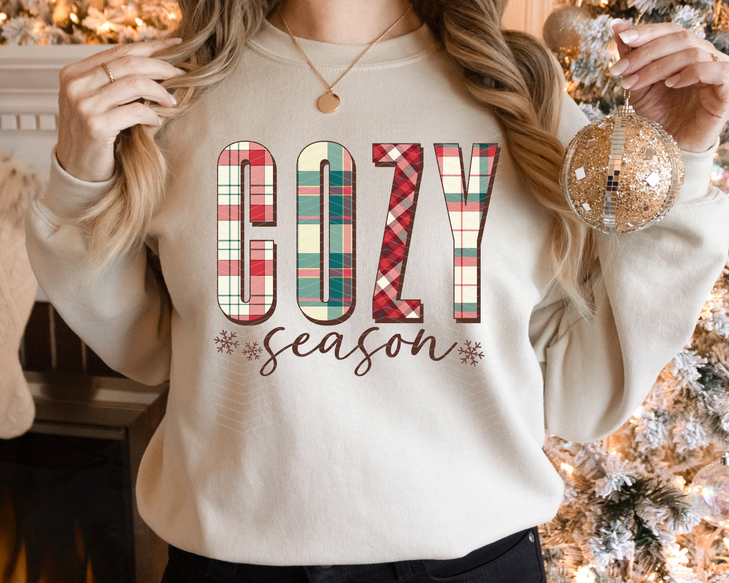 Cozy Season Plaid DTF TRANSFER