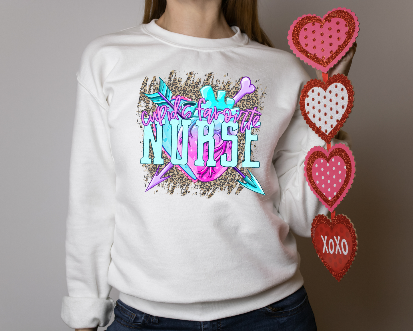 Cupid's Favorite Nurse DTF TRANSFER