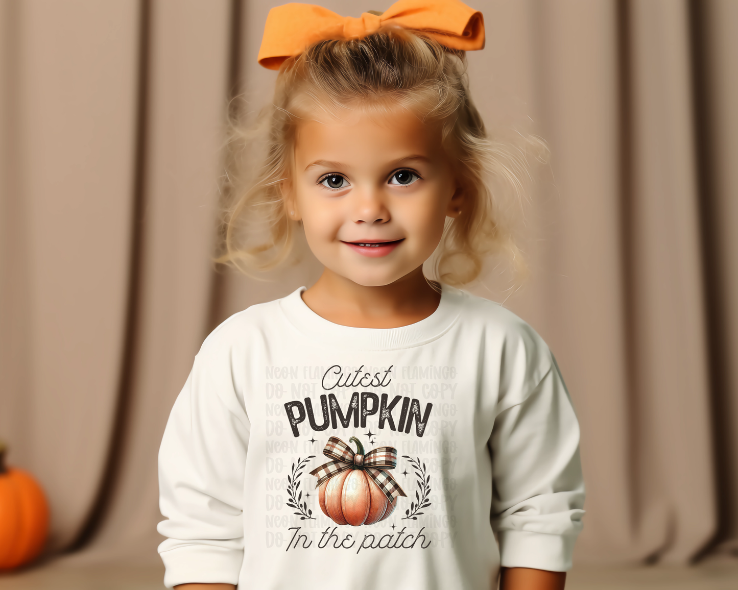 Cutest Pumpkin In the Patch bow