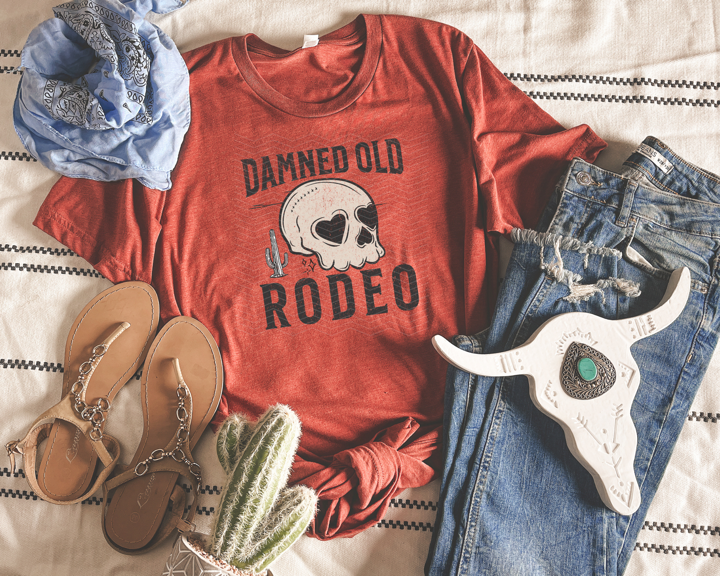 Damned Old Rodeo DTF TRANSFER