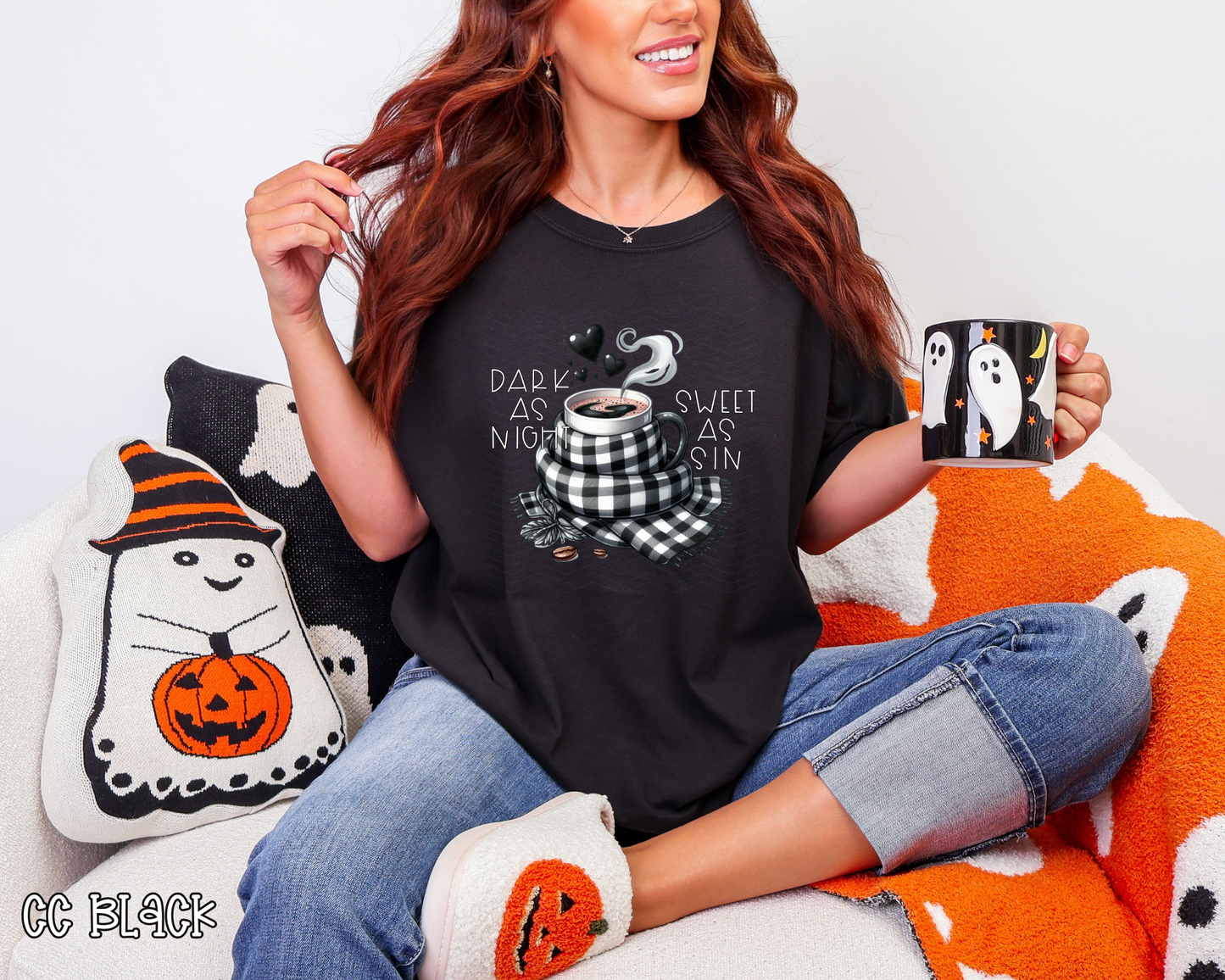 Dark As Night Sweet As Sin DTF TRANSFER