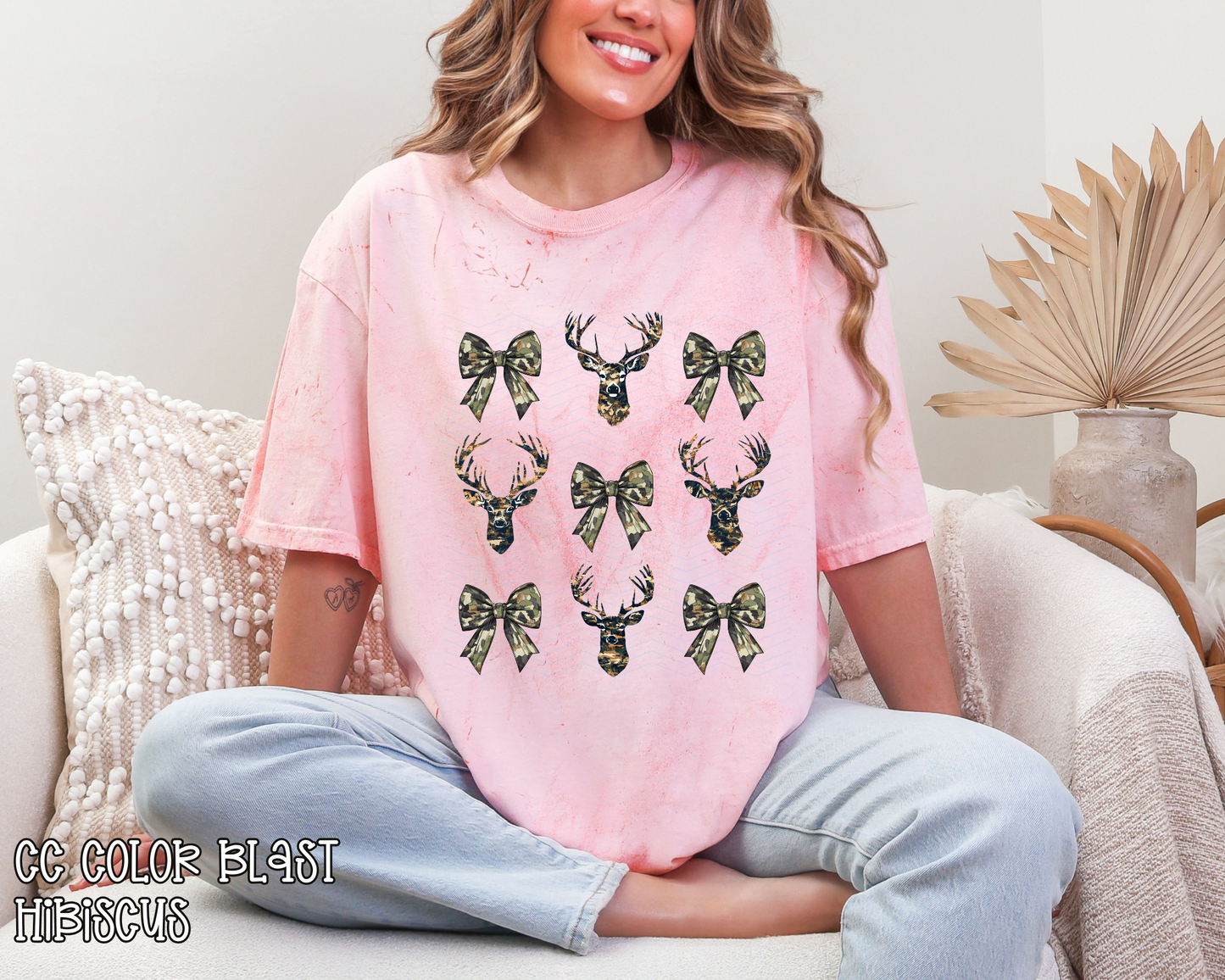 Deer & Bows Collage DTF TRANSFER