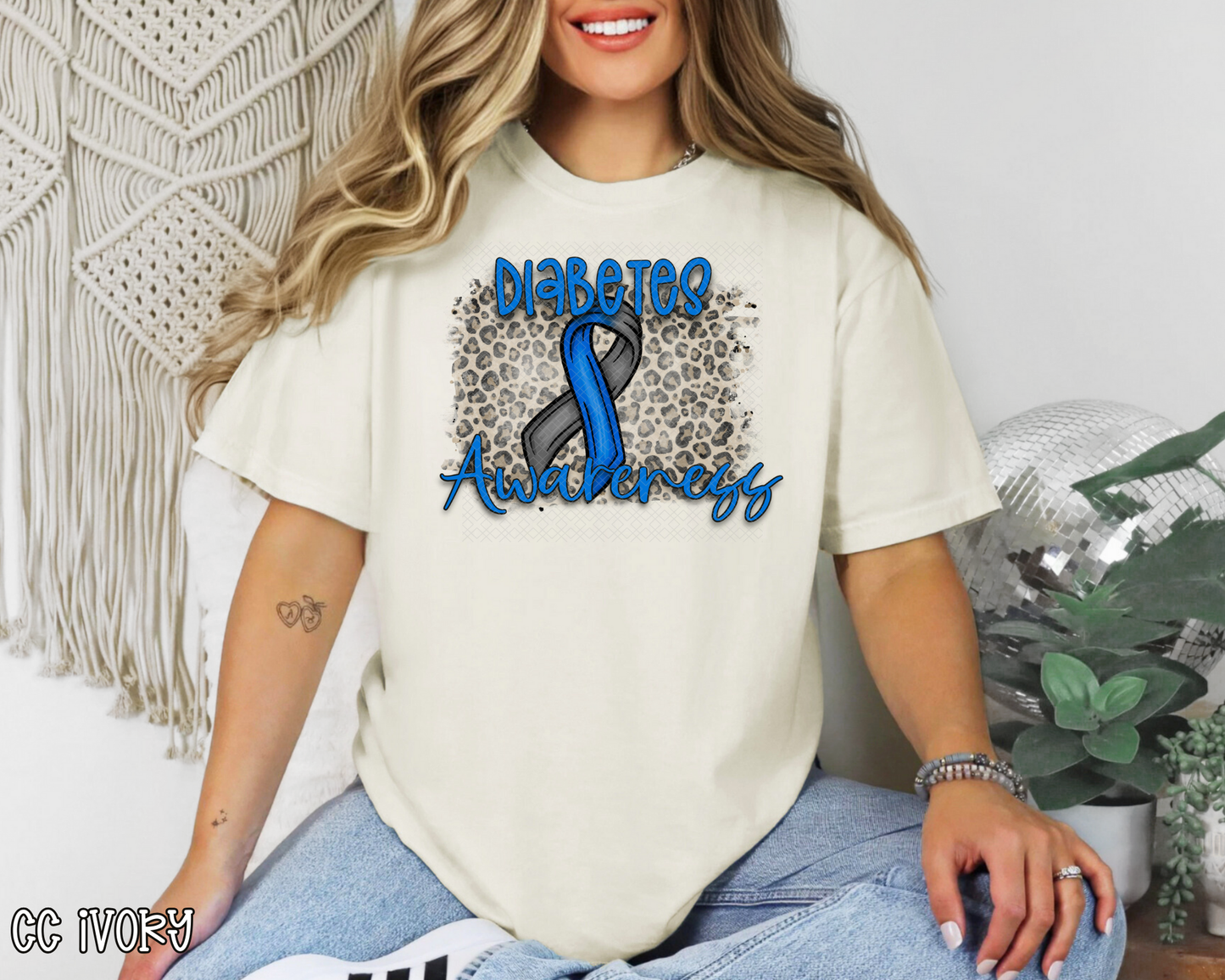 Diabetes Awareness Leopard
