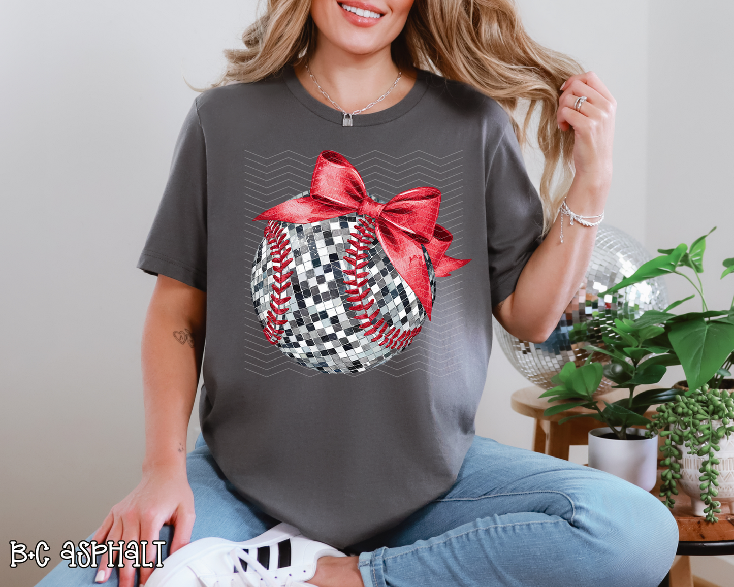 Disco Baseball Red