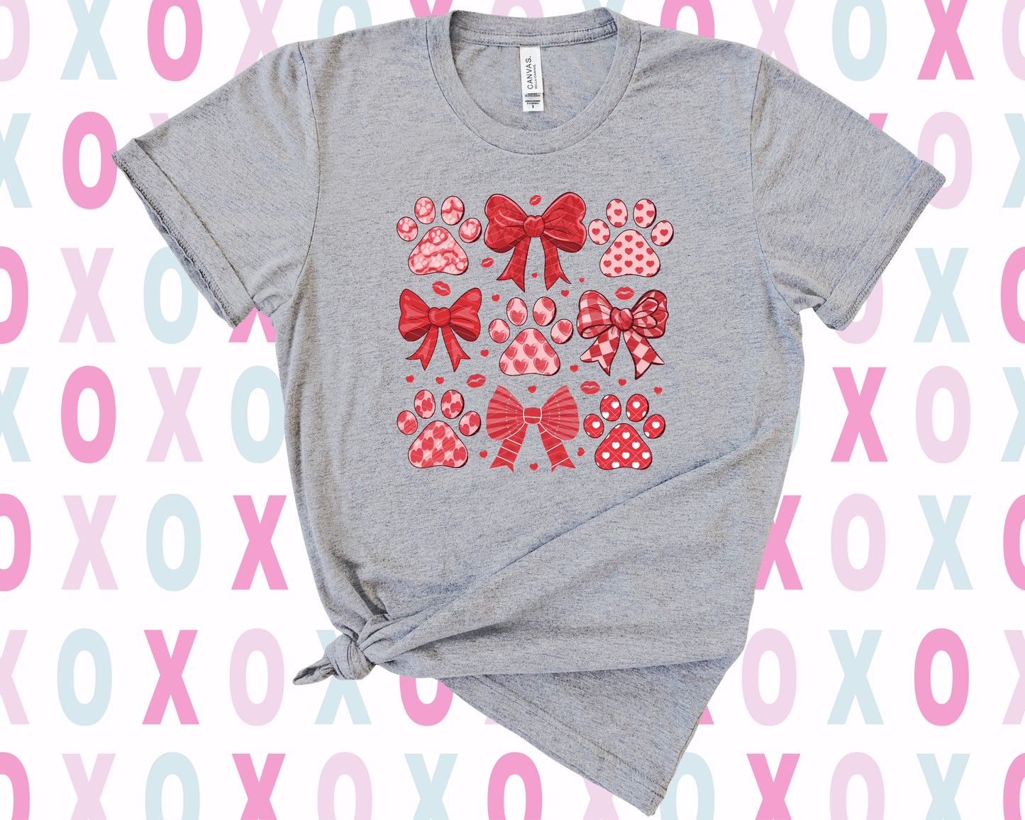 Dog Bows Collage DTF TRANSFER