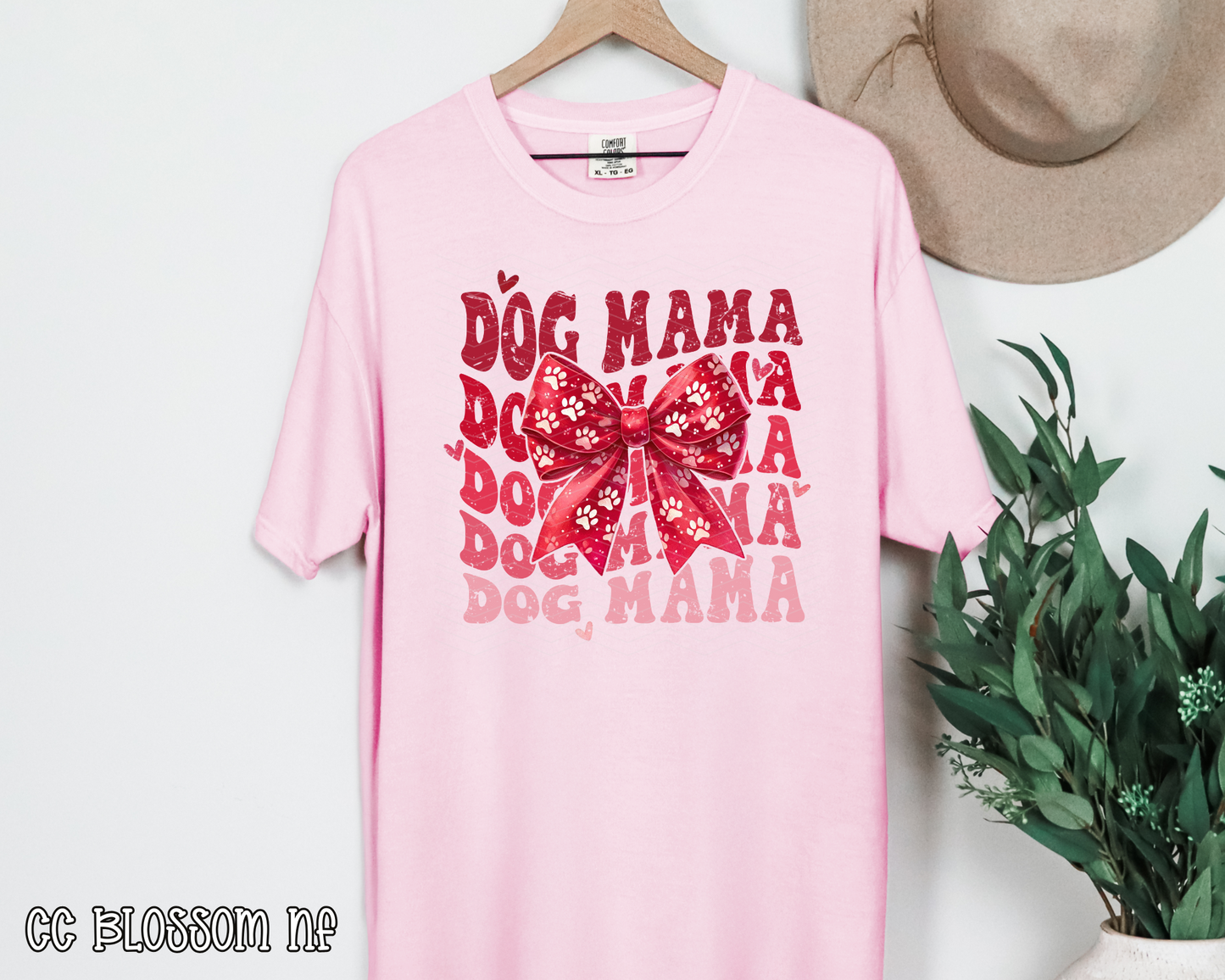 Dog Mama Stacked Bow