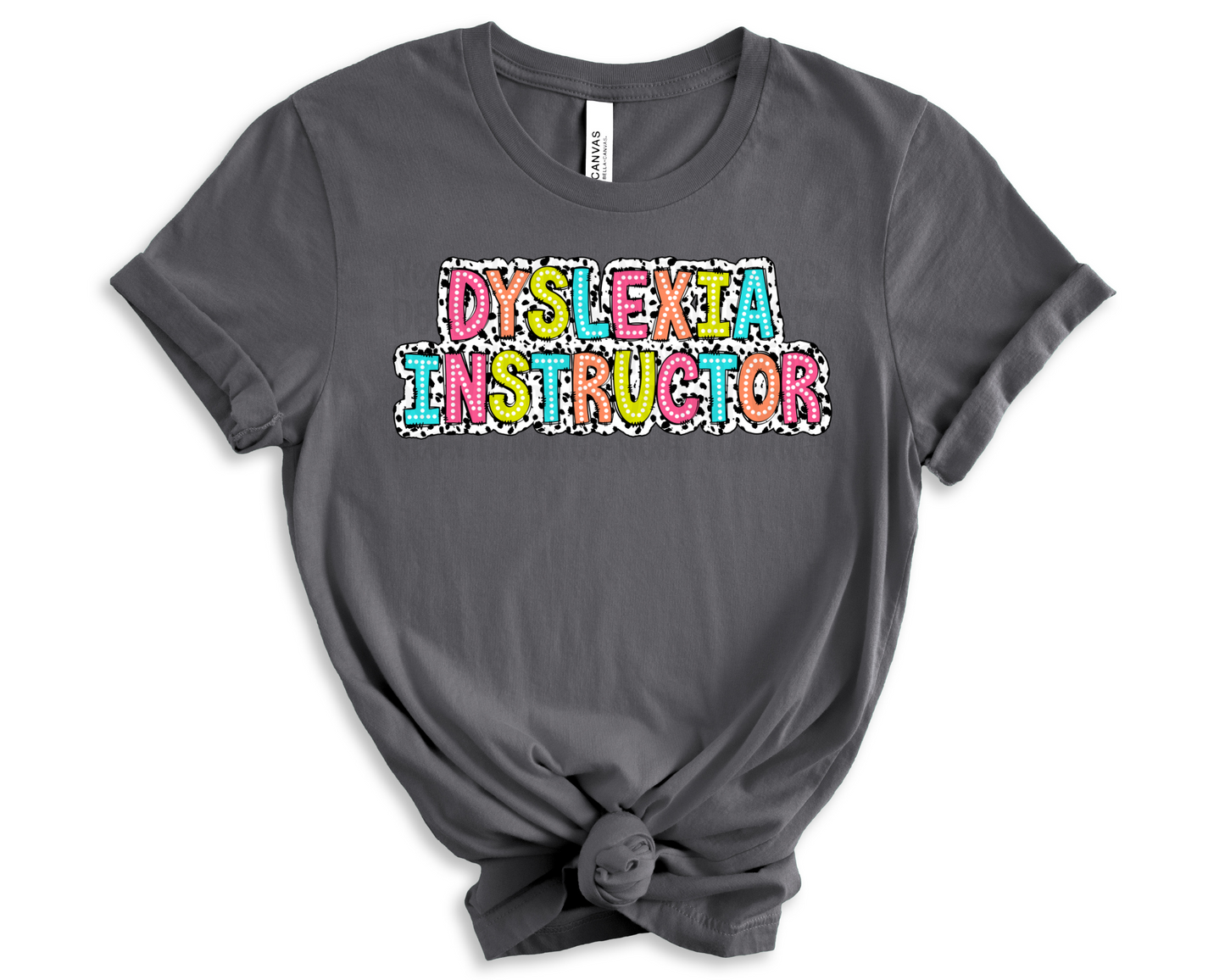 Dyslexia Instructor Dalmatian Dots DTF TRANSFER