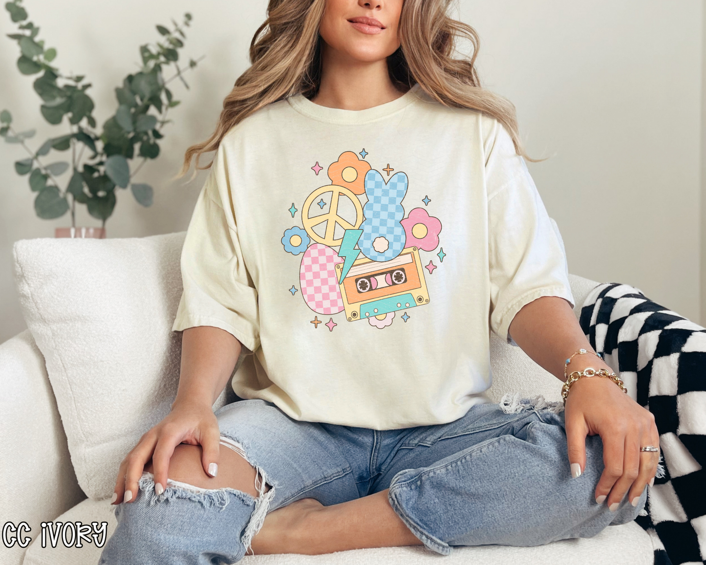 Easter Retro Mixtape DTF TRANSFER