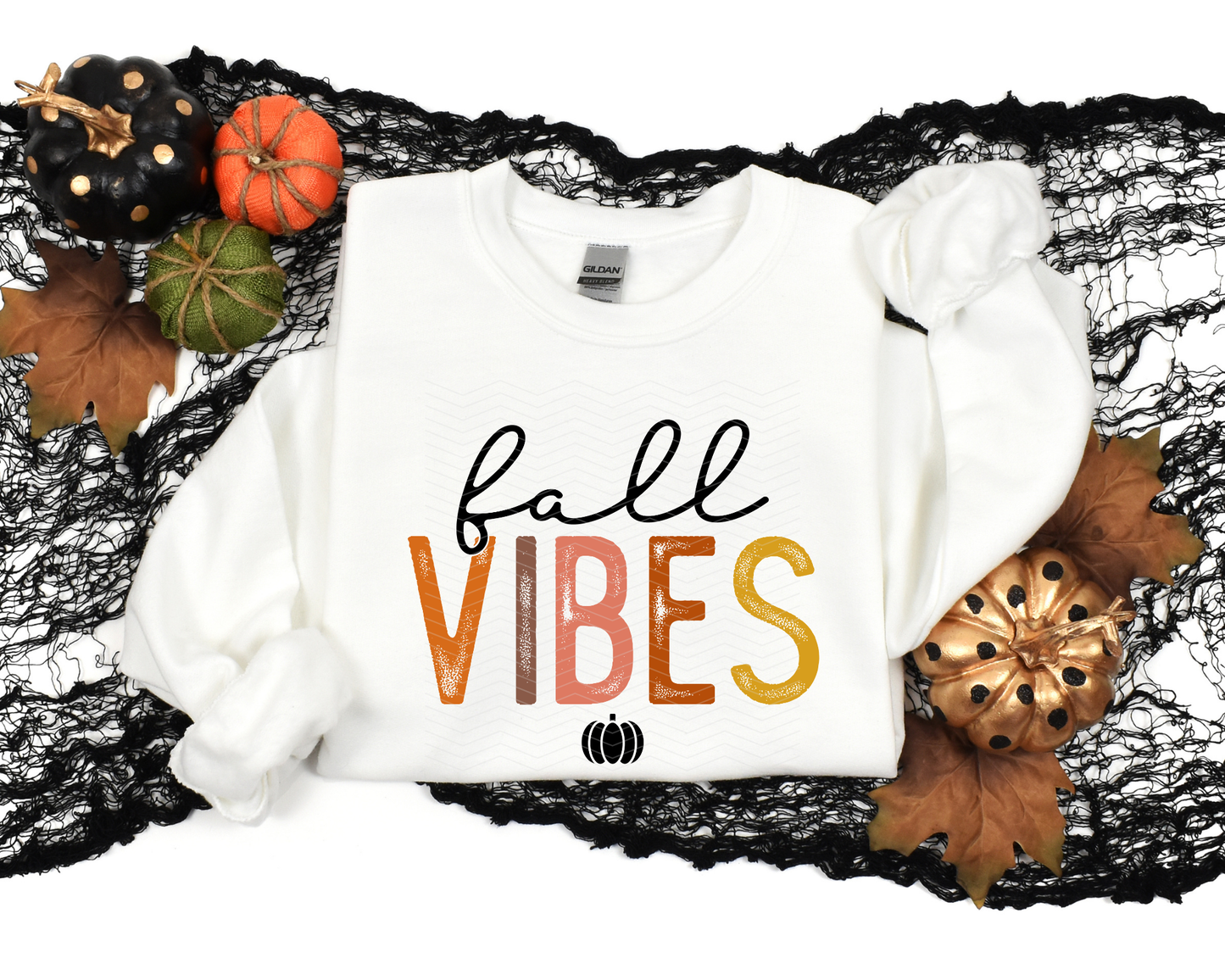 Fall Vibes Distressed DTF TRANSFER