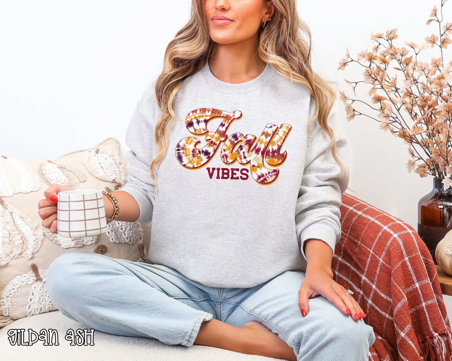 Fall Vibes Tie-Dye DTF TRANSFER