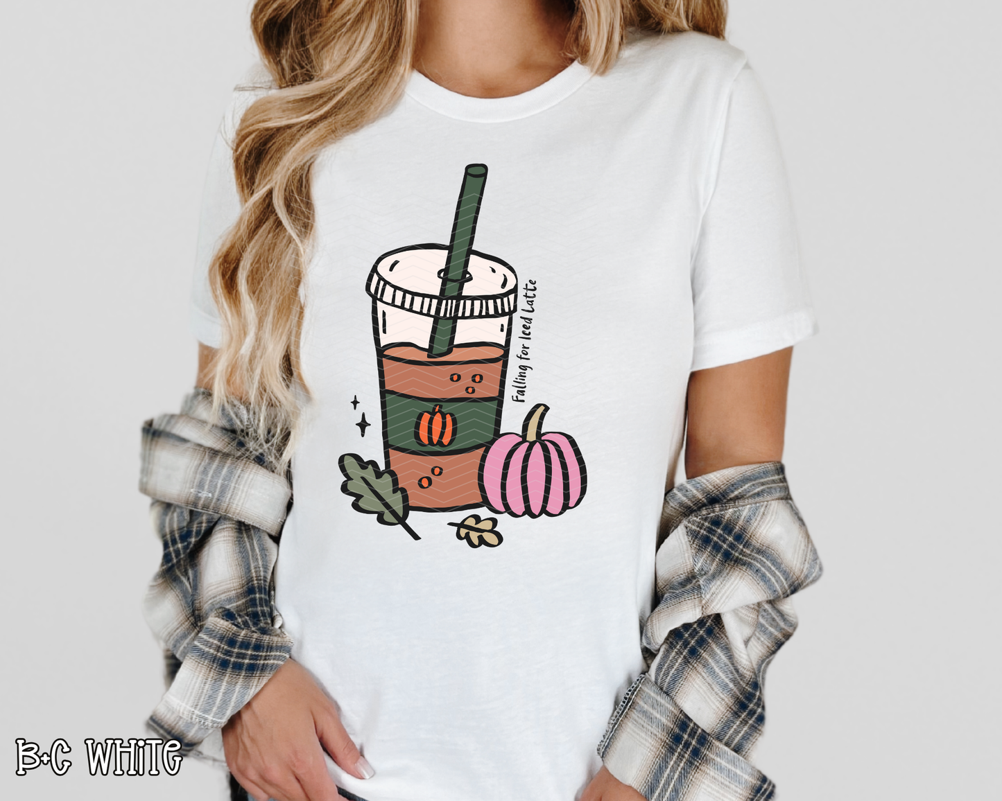 Falling For Iced Lattes DTF TRANSFER