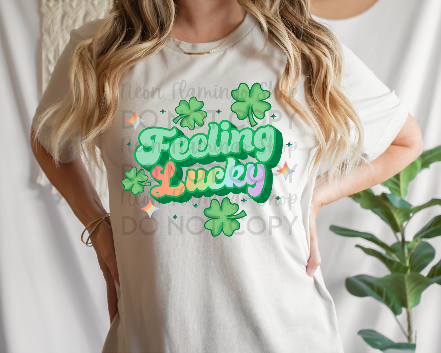 Feeling Lucky Retro Rainbow