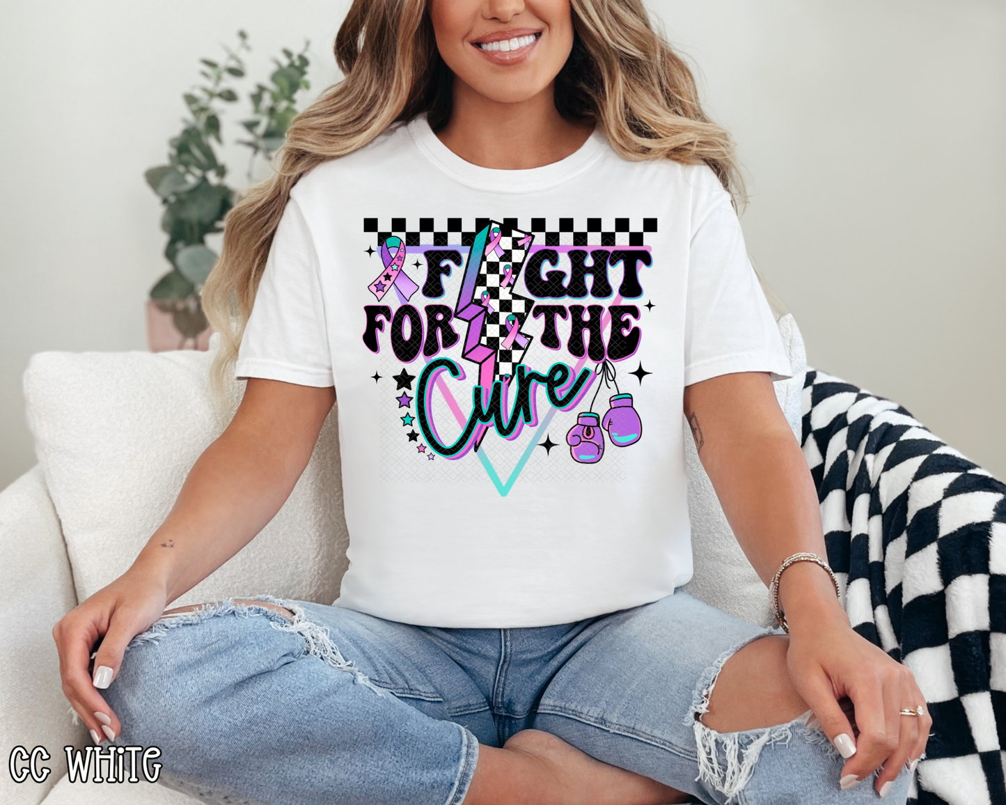 Fight For The Cure Thyroid DTF TRANSFER