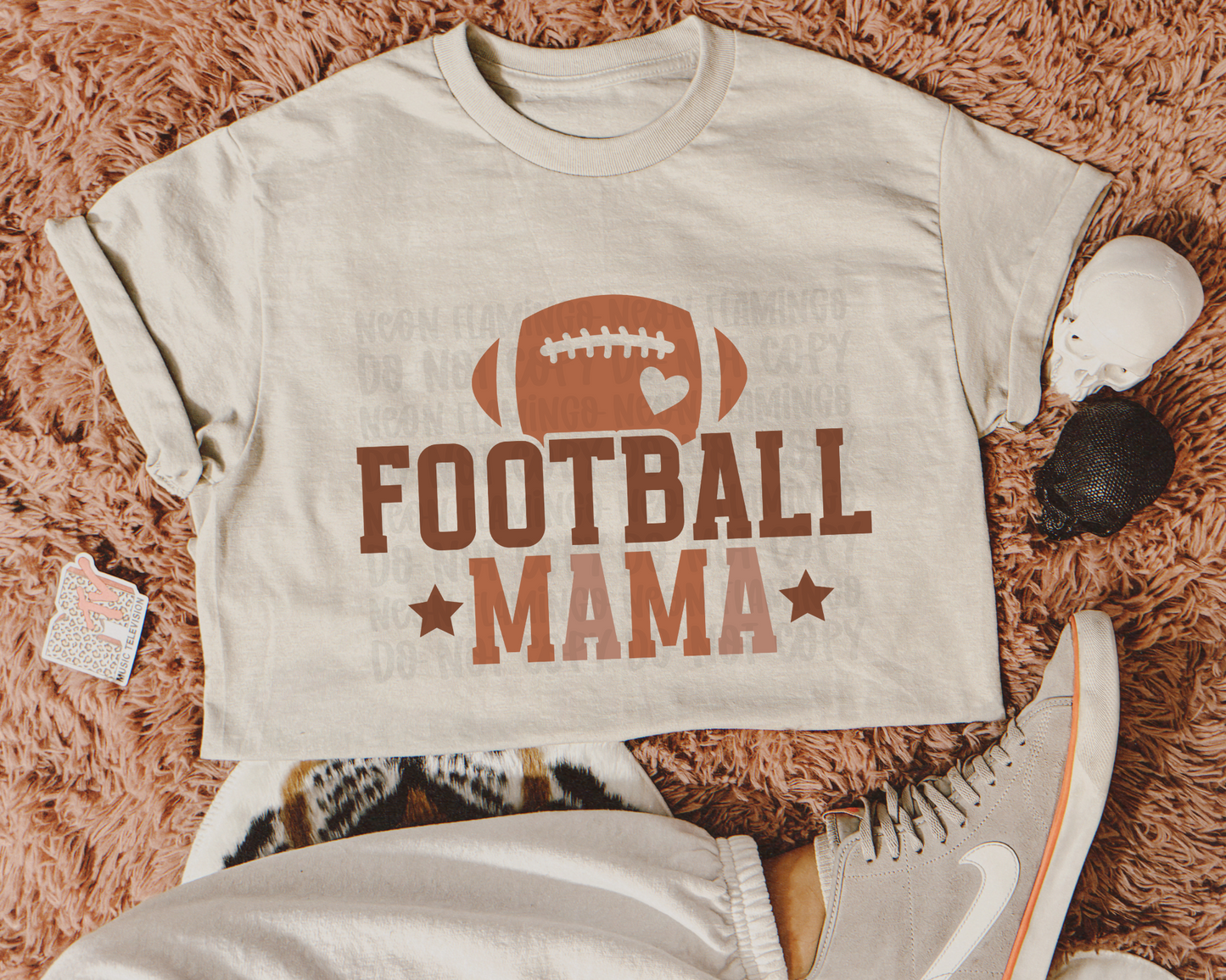 Football Mama brown
