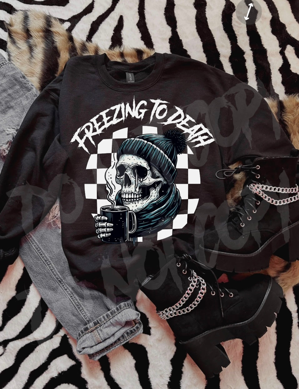 Freezing To Death Skull