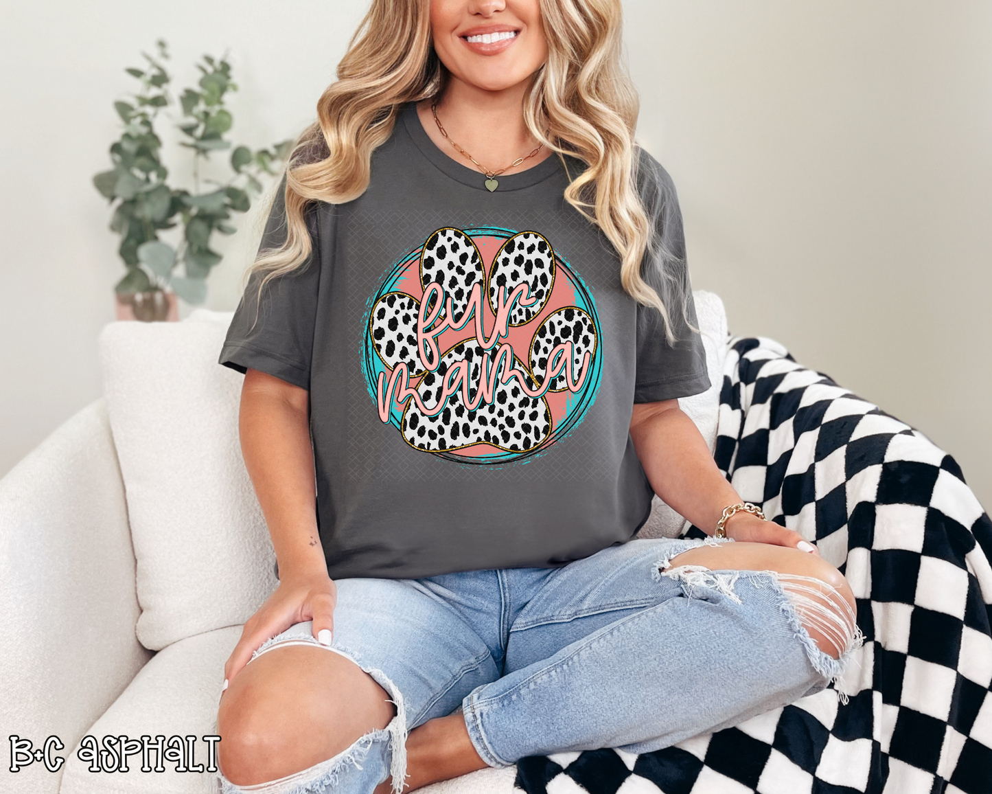 Fur Mama White Leopard