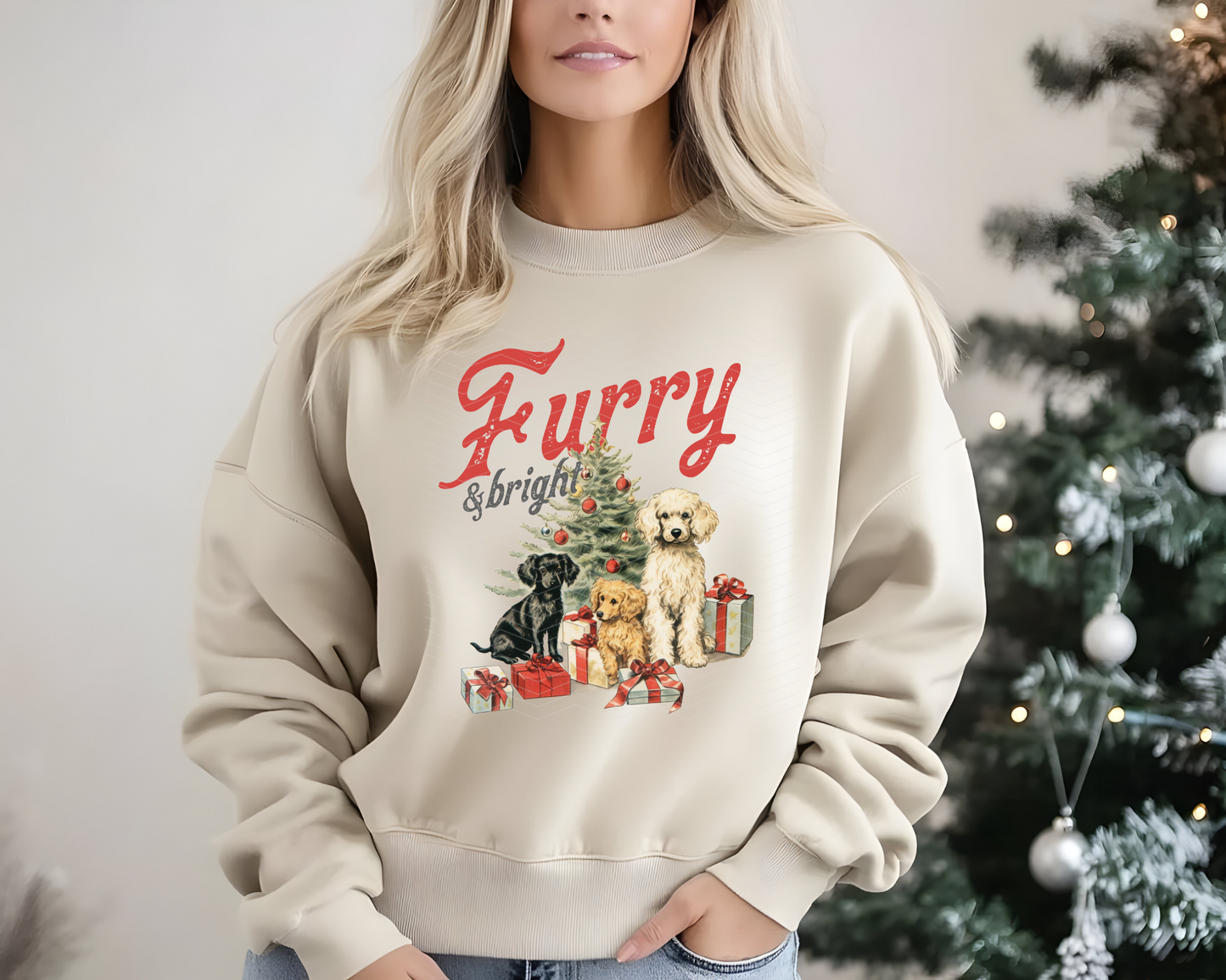 Furry & Bright Vintage DTF TRANSFER