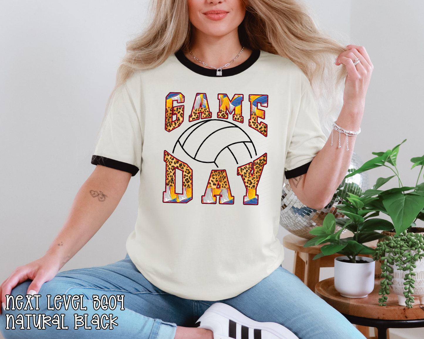 Game Day Half Leopard DTF TRANSFER