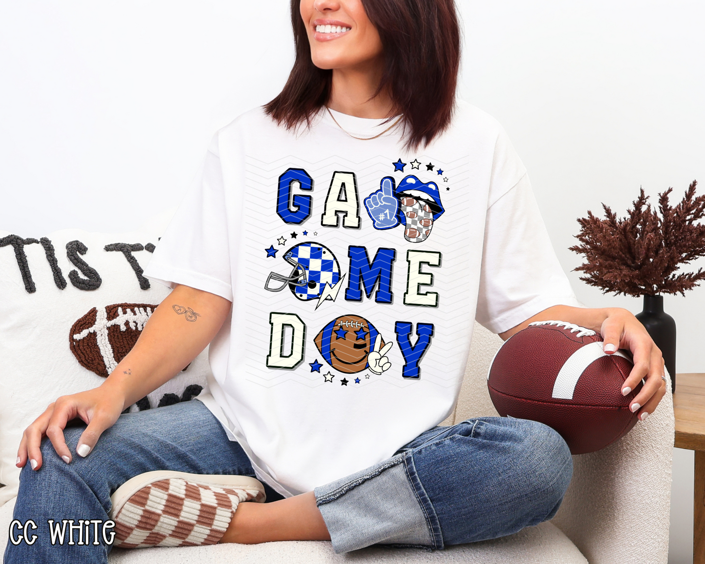 Game Day Stacked Collage | 6 Colors | DTF TRANSFER