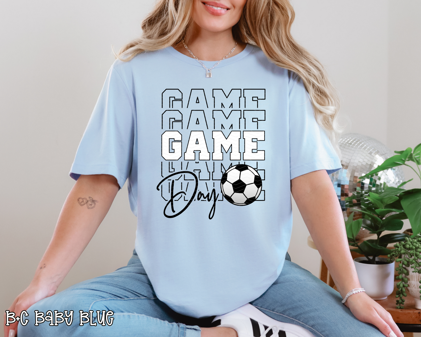 Game Day Stacked DTF TRANSFER