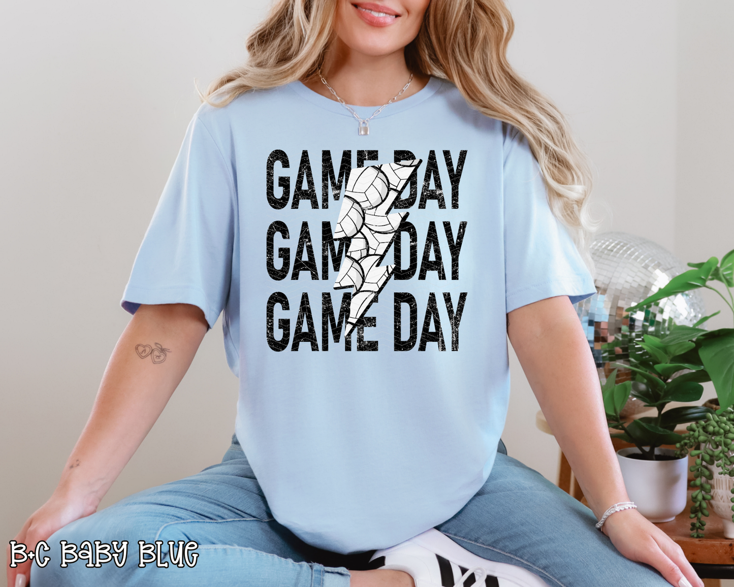 Game Day Volleyball DTF TRANSFER