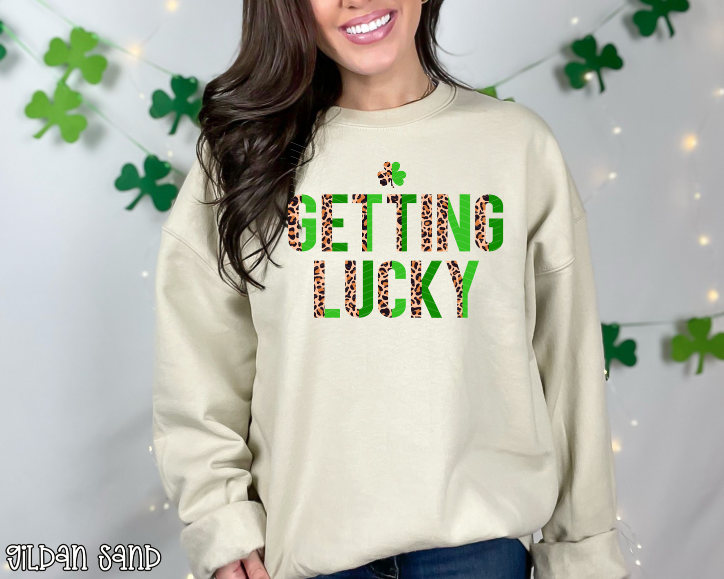 Getting Lucky Half Leoaprd DTF TRANSFER