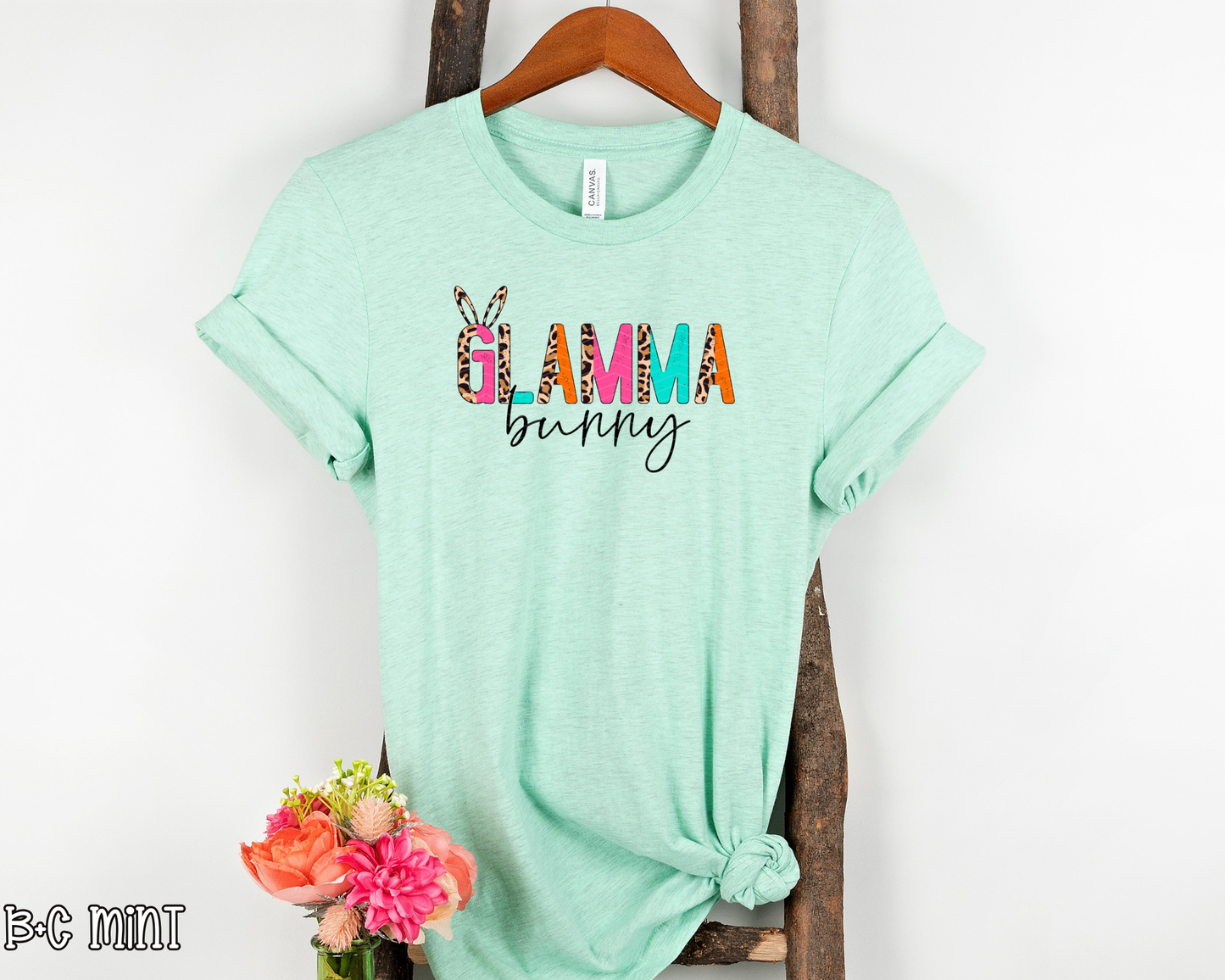 Glamma Bunny Half Leopard | 2 Colors | DTF TRANSFER