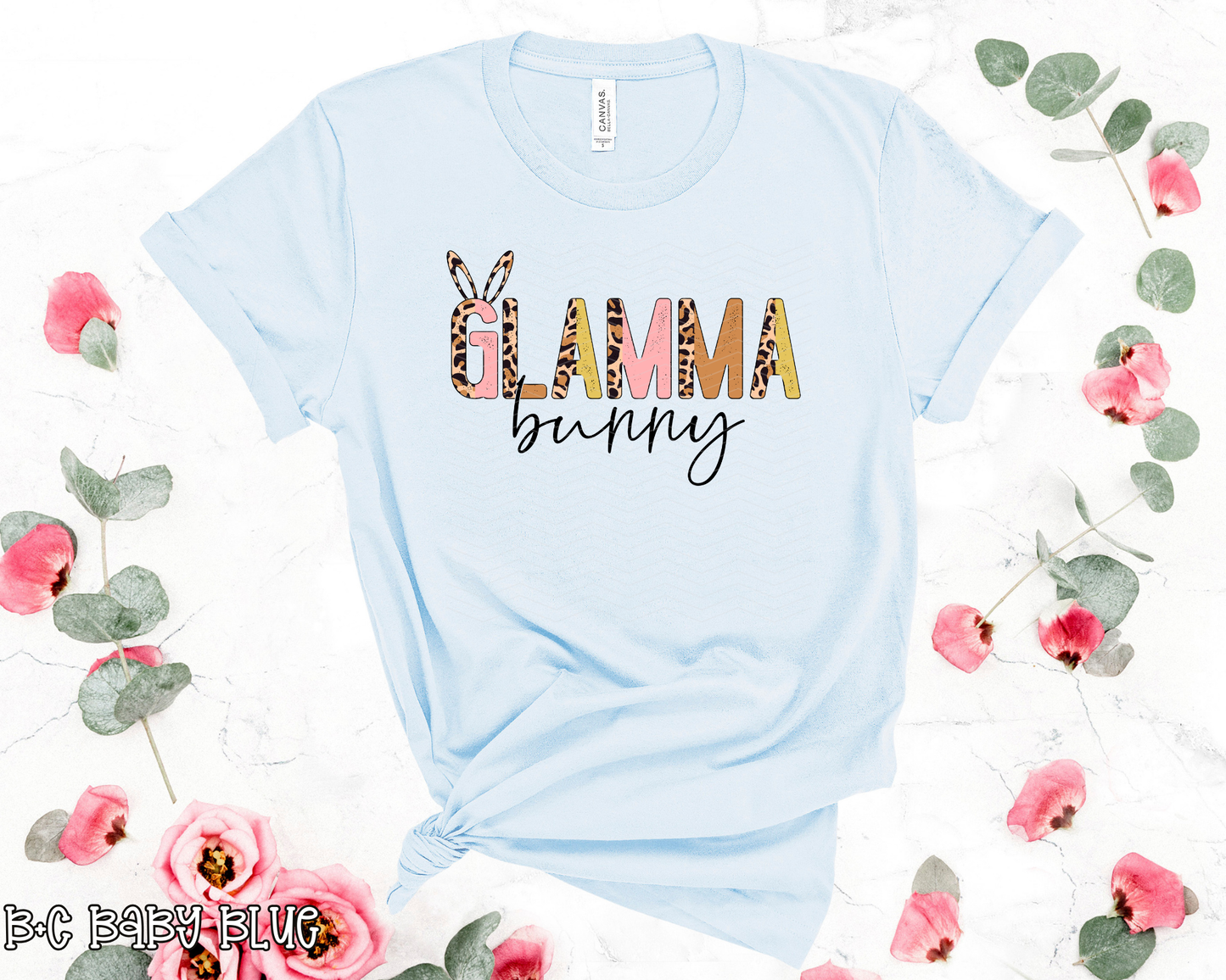 Glamma Bunny Half Leopard | 2 Colors | DTF TRANSFER