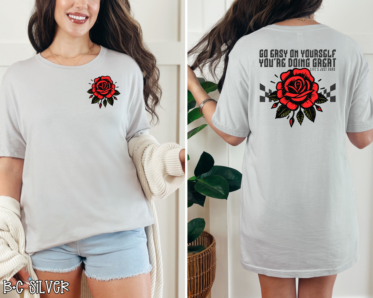 Go Easy On Yourself You're Doing Great DTF TRANSFER