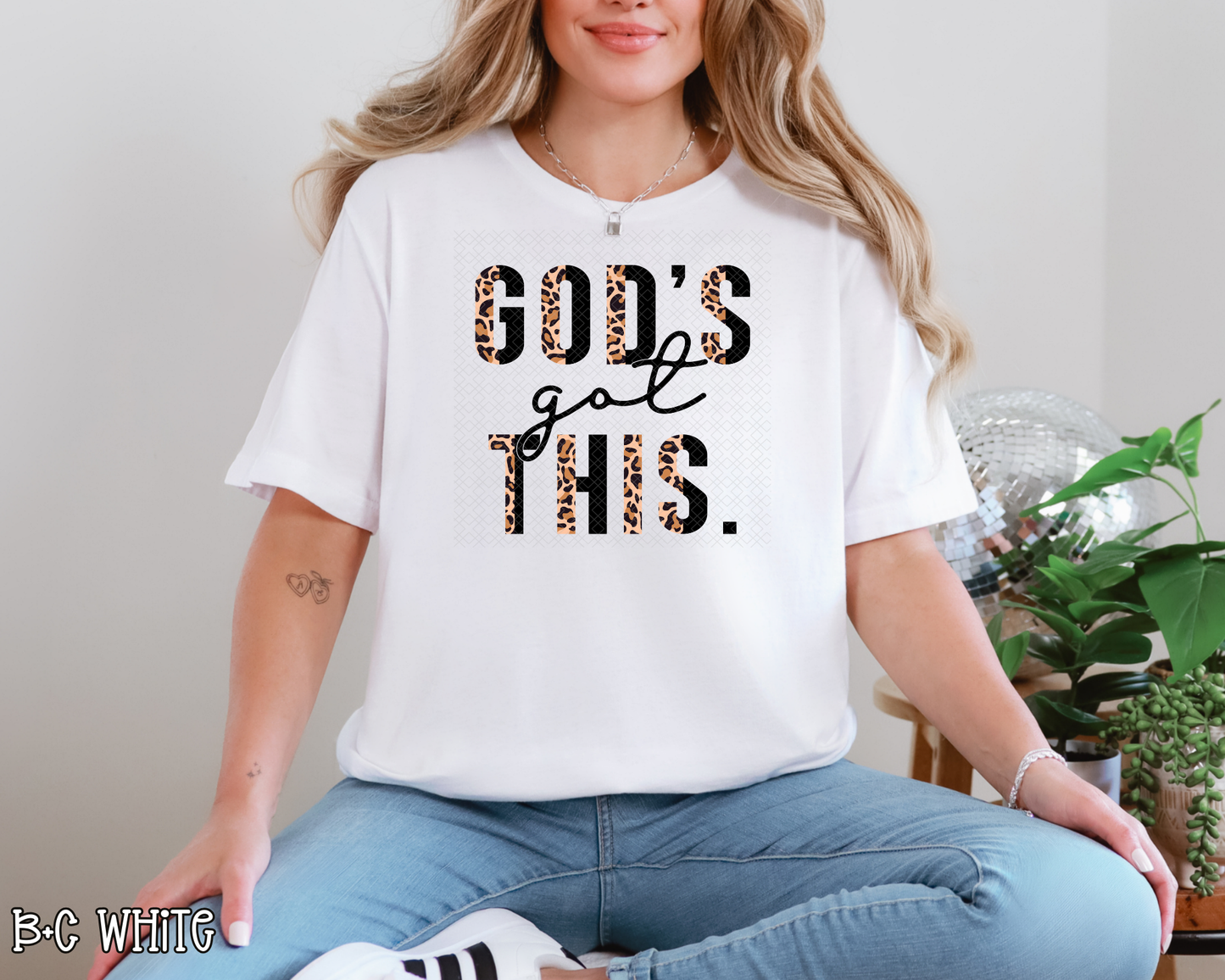 God's Got This Half Leopard DTF TRANSFER