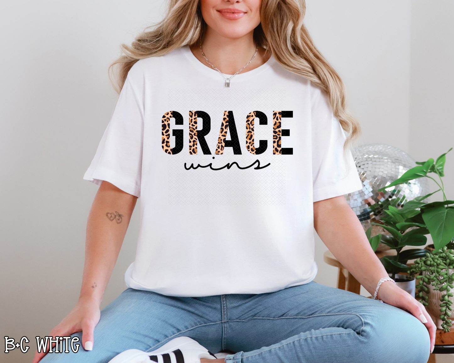 Grace Wins Half Leopard DTF TRANSFER