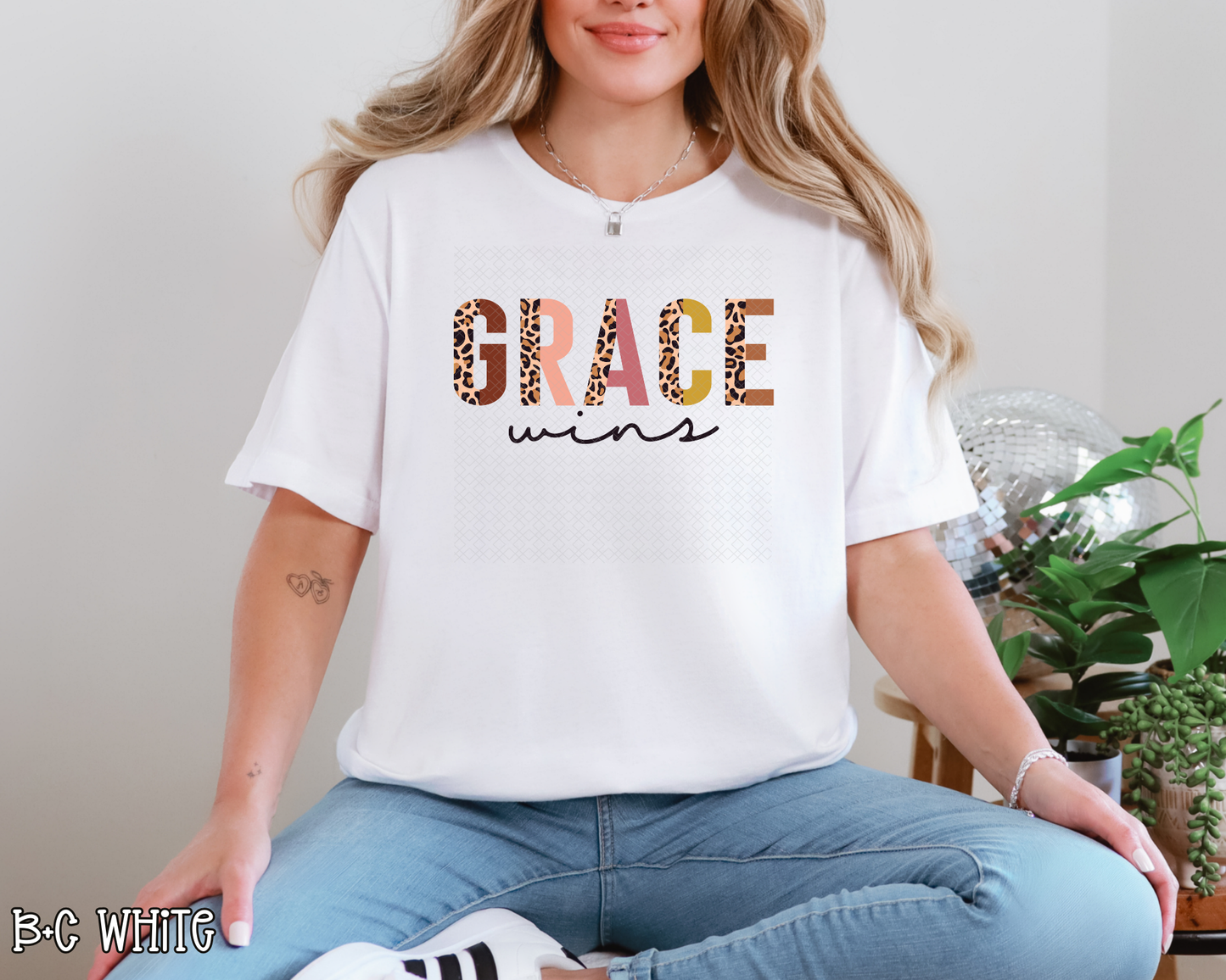 Grace Wins Half Leopard Pastel DTF TRANSFER