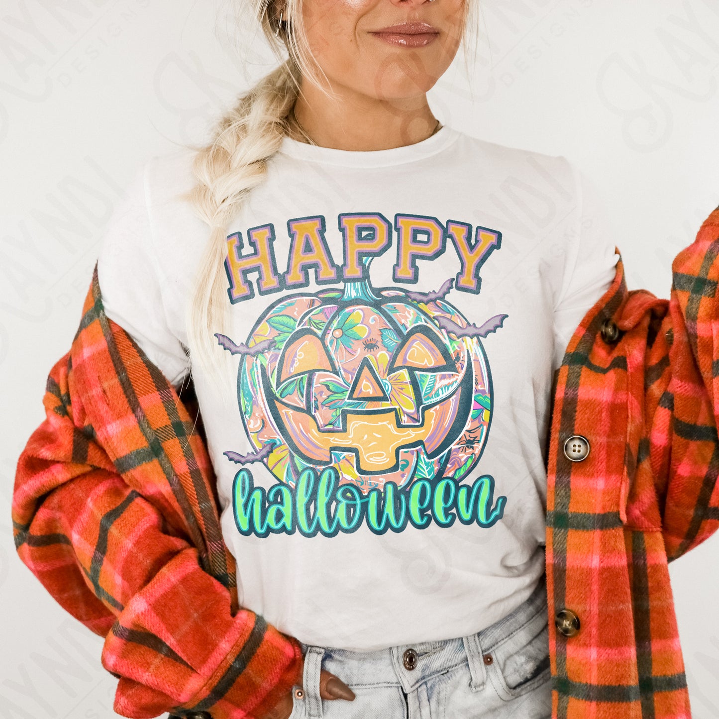 Happy Halloween Pumpkin Green